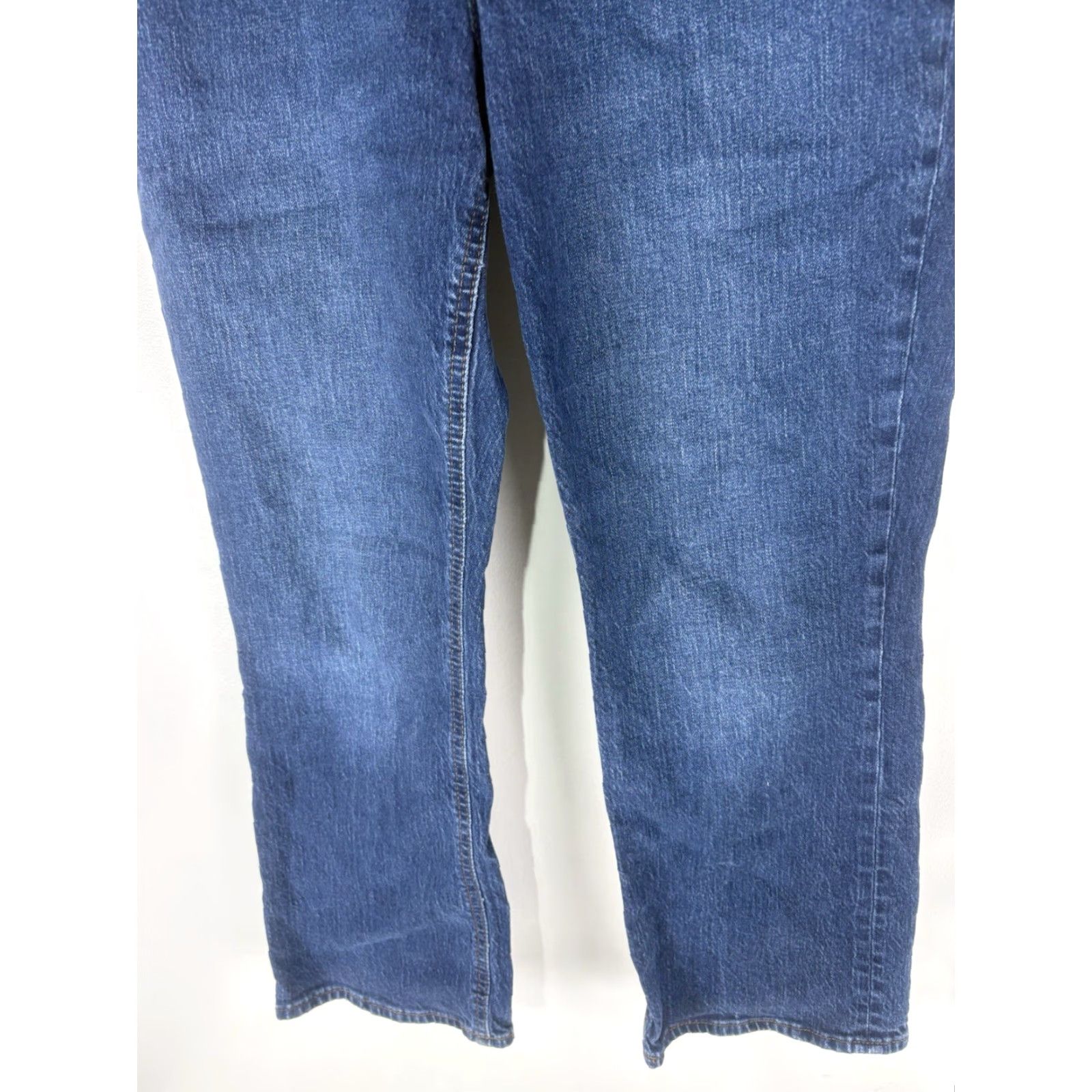 J.Crew VINTAGE J.CREW Skinny Jeans Womens Size 29 Dark Wash Crop Mid-Rise Button Fly 90s Size 29" - 3 Thumbnail