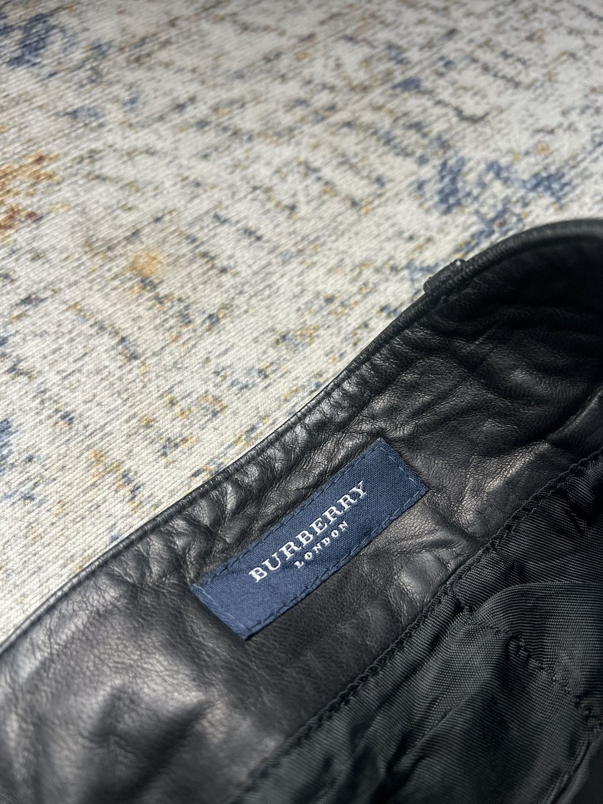 Burberry Burberry Boot Cut Black Leather Pants Size US 30 / EU 46 - 6 Thumbnail
