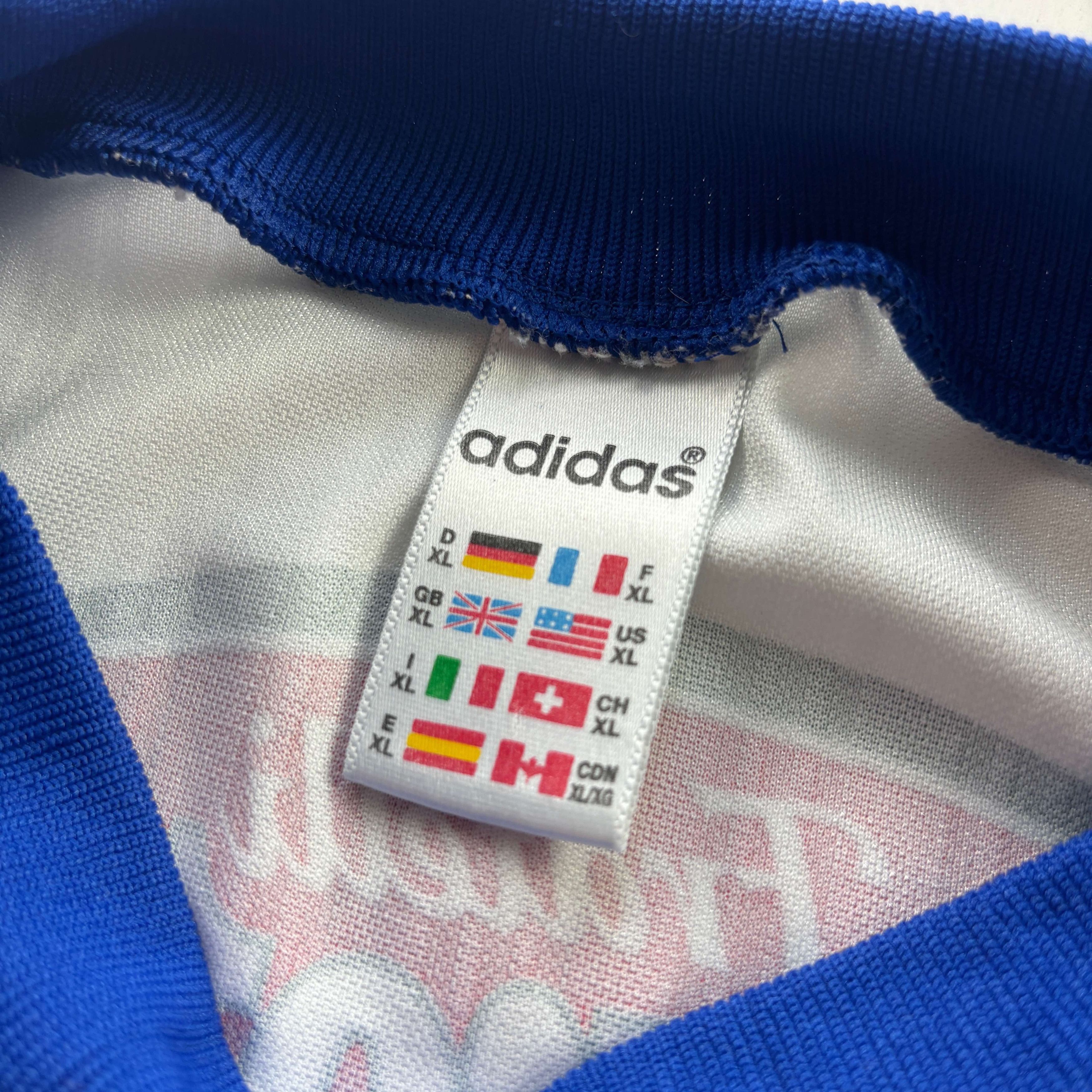 Adidas MATCH WORN Étoile Carouge 1998-99 away #13 football jersey Size US XL / EU 56 / 4 - 6 Thumbnail