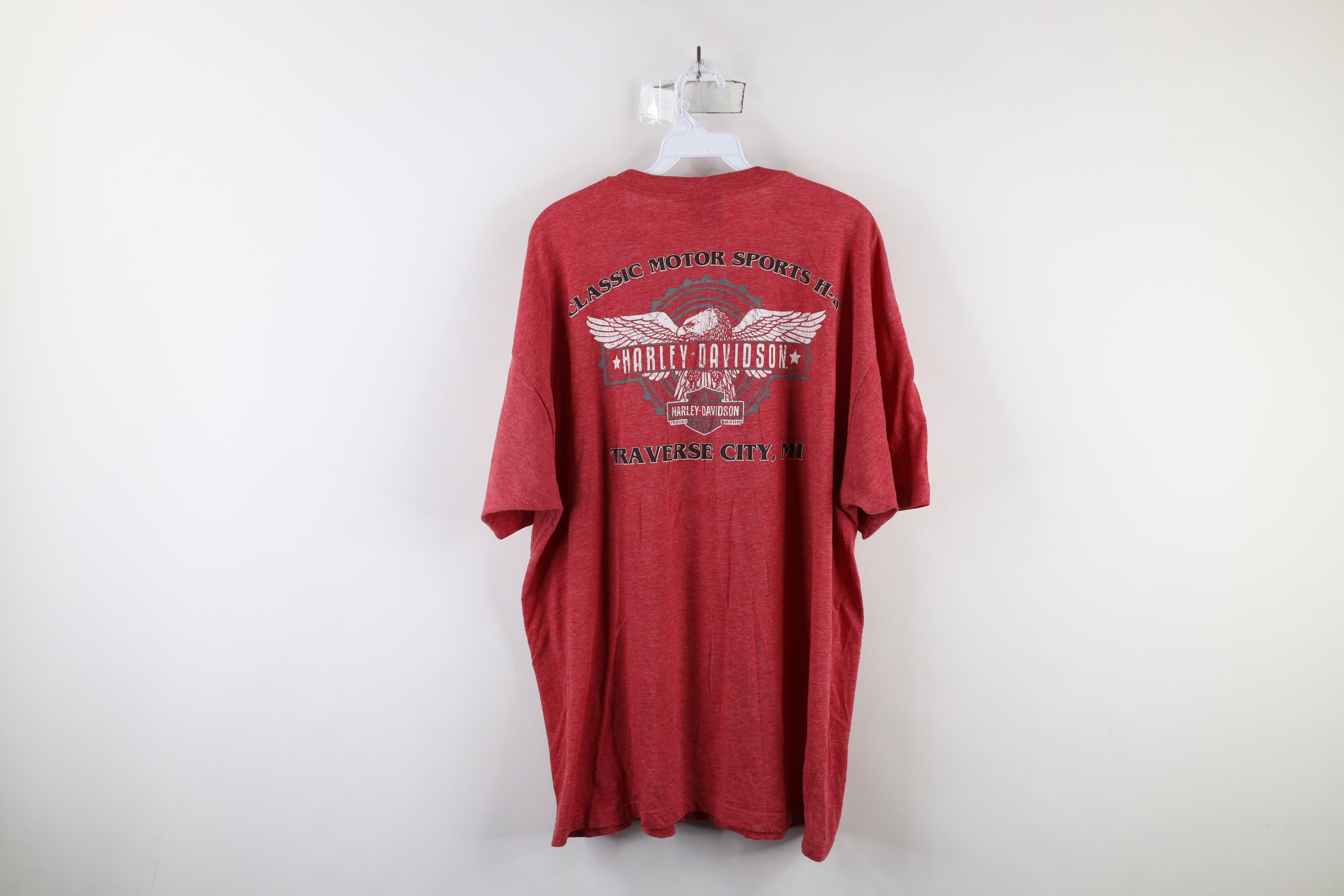 Harley Davidson × Vintage Vintage Y2K Harley Davidson Skull Skeleton Jersey T-Shirt Size US XXL / EU 58 / 5 - 9 Thumbnail