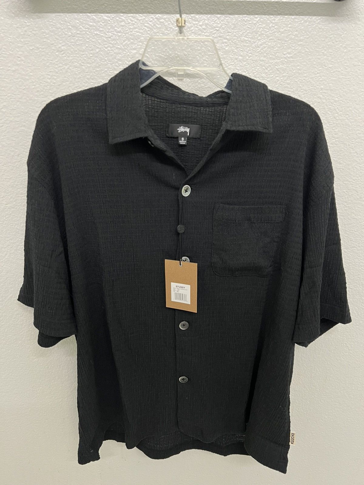 Streetwear × Stussy × Vintage New Stussy Wrinkly Gingham