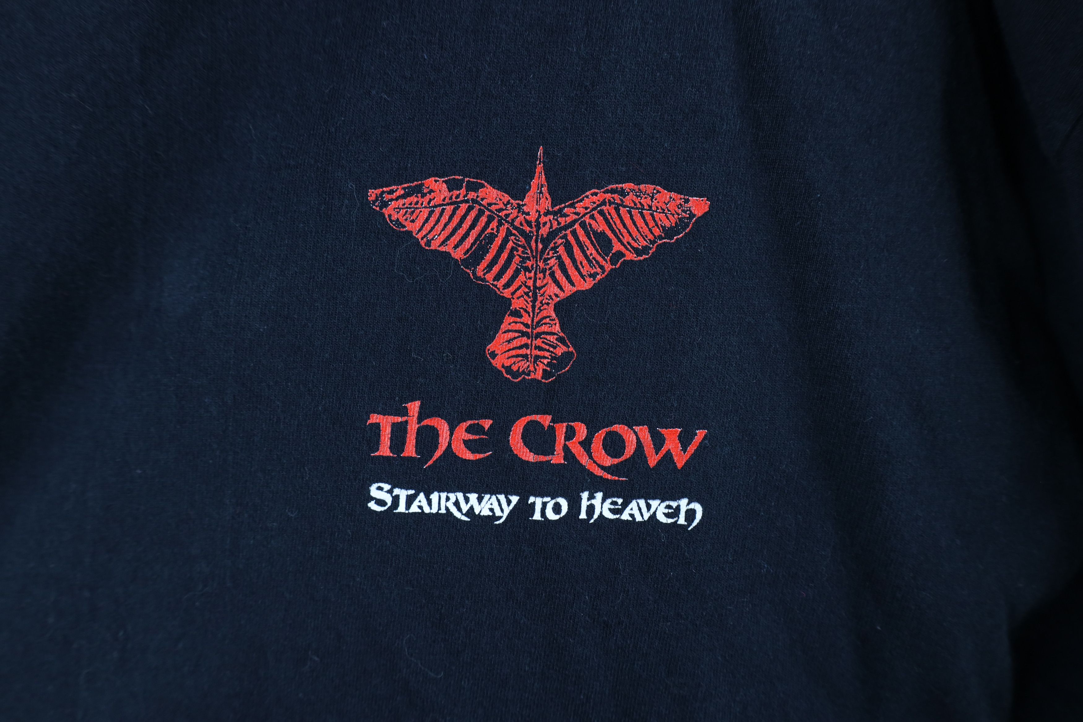 Vintage Vintage 90s The Crow Stairway to Heaven TV Show T-Shirt Size US XL / EU 56 / 4 - 4 Thumbnail