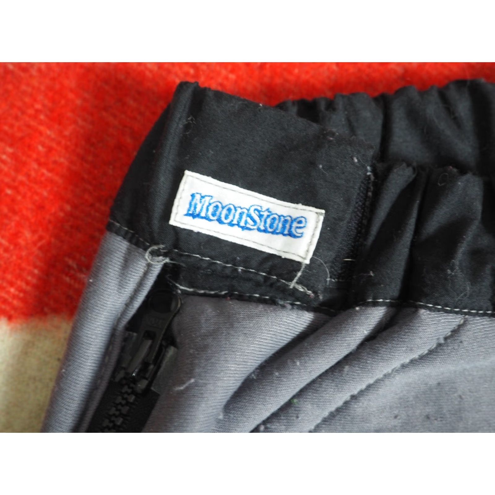 Vintage VTG Moonstone 70s Fleece Pants Gray Black Side Zip 29x29 Outdoor Mens Regular Size 29 Size US 29 - 6 Thumbnail