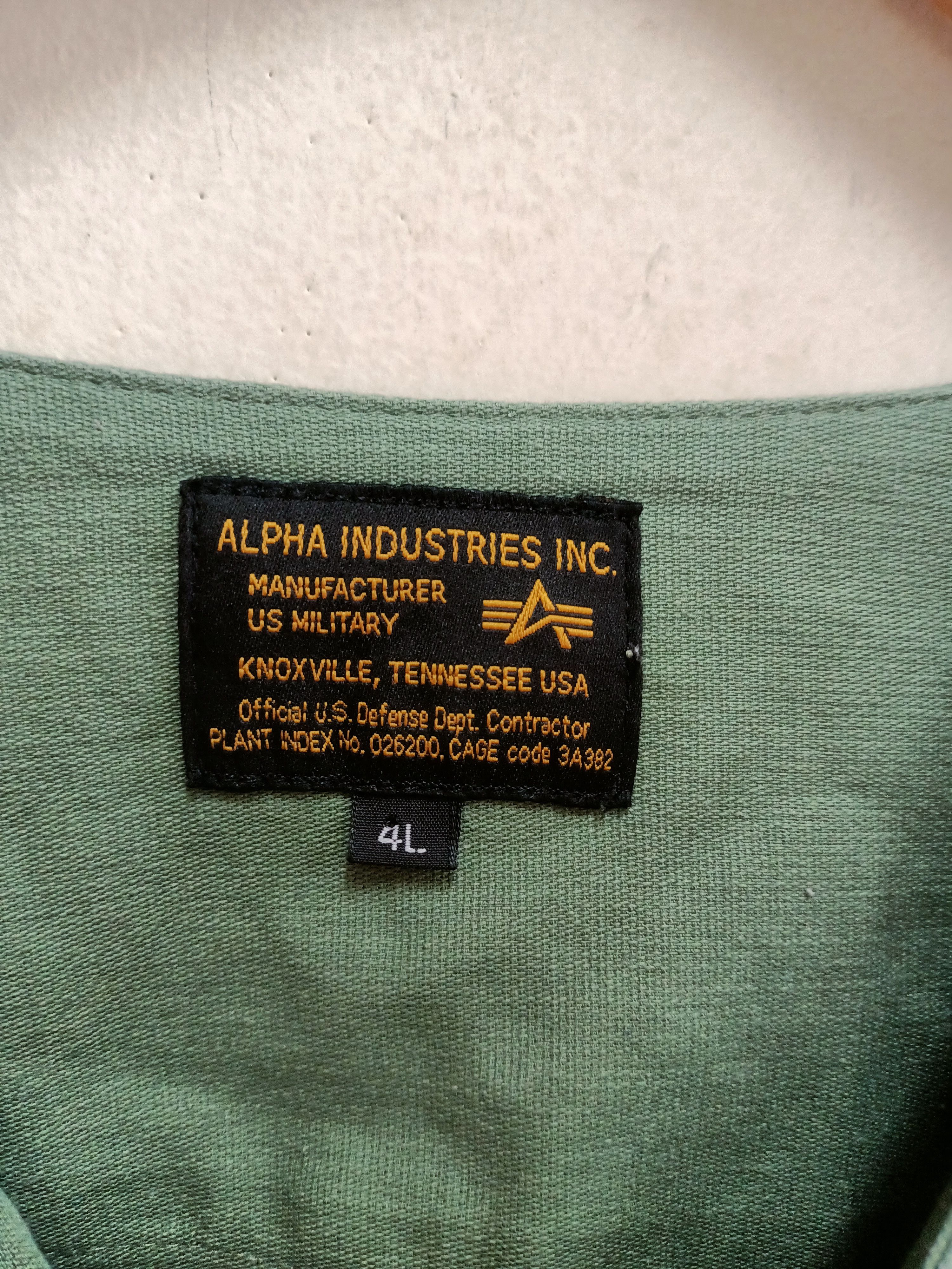Alpha Industries Alpha Industries Mans Scout big size shirt Size US XXL / EU 58 / 5 - 6 Thumbnail