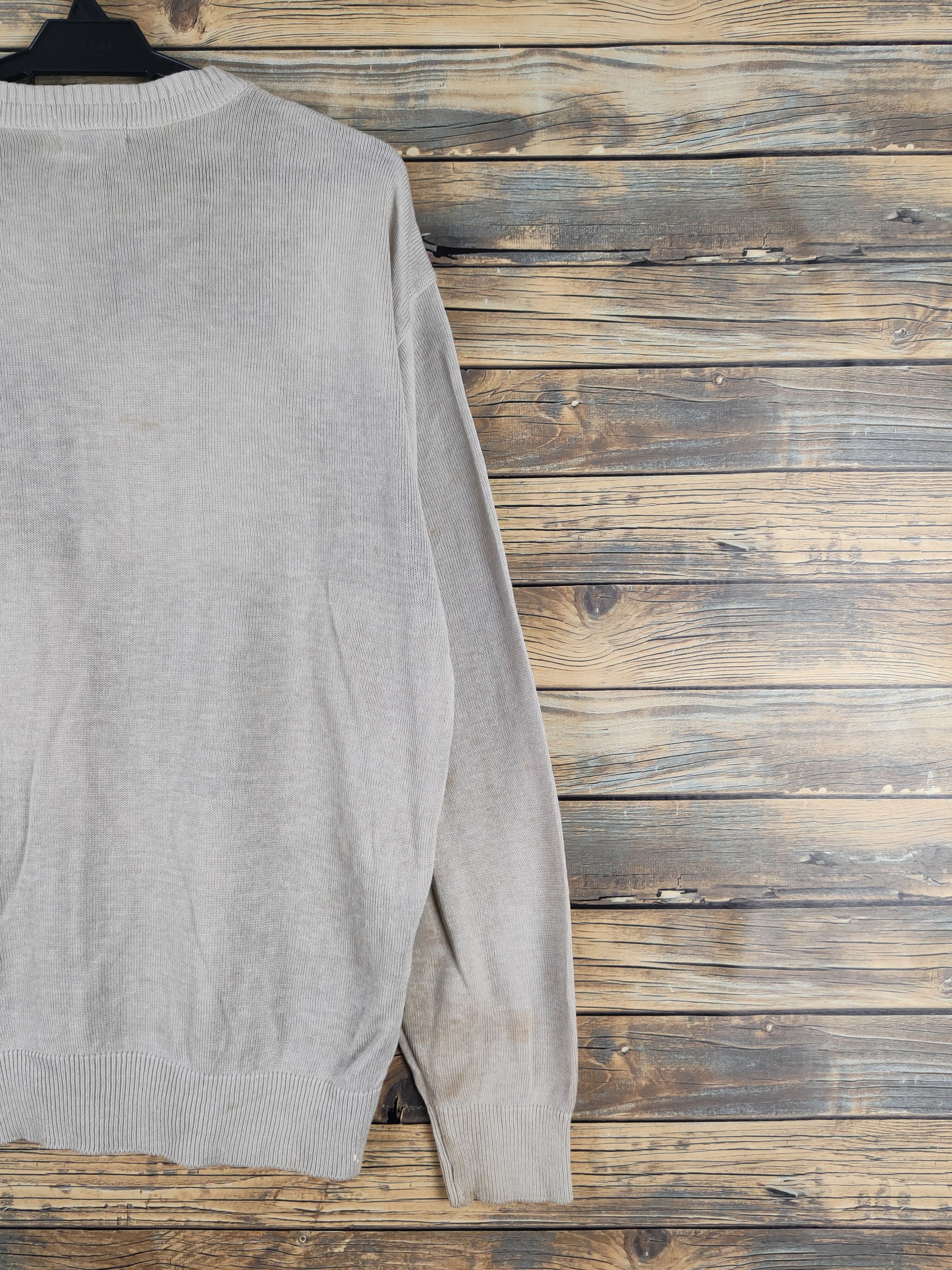 Vintage Pleiade Homme Gray checkered Knitwear Sweatshirts #W1468 Size US L / EU 52-54 / 3 - 13 Thumbnail