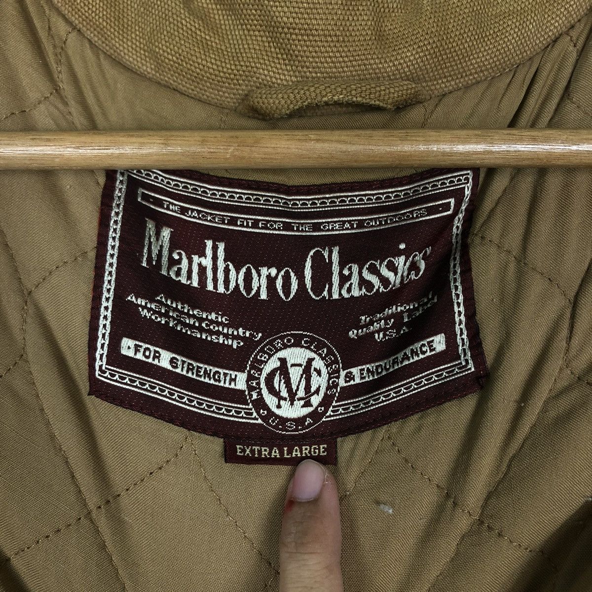 Marlboro 🔥VINTAGE CHORE BOMBER JACKET MARLBORO CLASSIC USA Size US XL / EU 56 / 4 - 19 Thumbnail