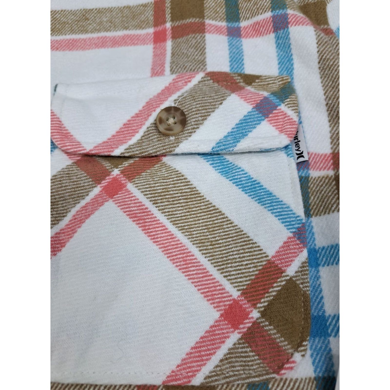 Hurley Hurley Men’s Long Sleeve Button-Up Flannel Shirt Multicolor Size L #4060 Size US L / EU 52-54 / 3 - 7 Thumbnail