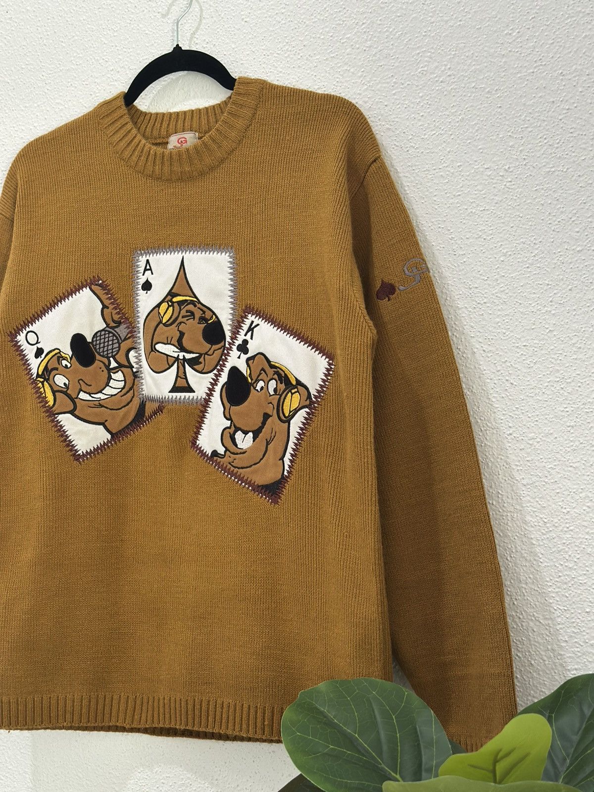 Cartoon Network Vintage 90s Godbody Junior Golden Brown Sweater Scooby Doo Size US M / EU 48-50 / 2 - 4 Thumbnail