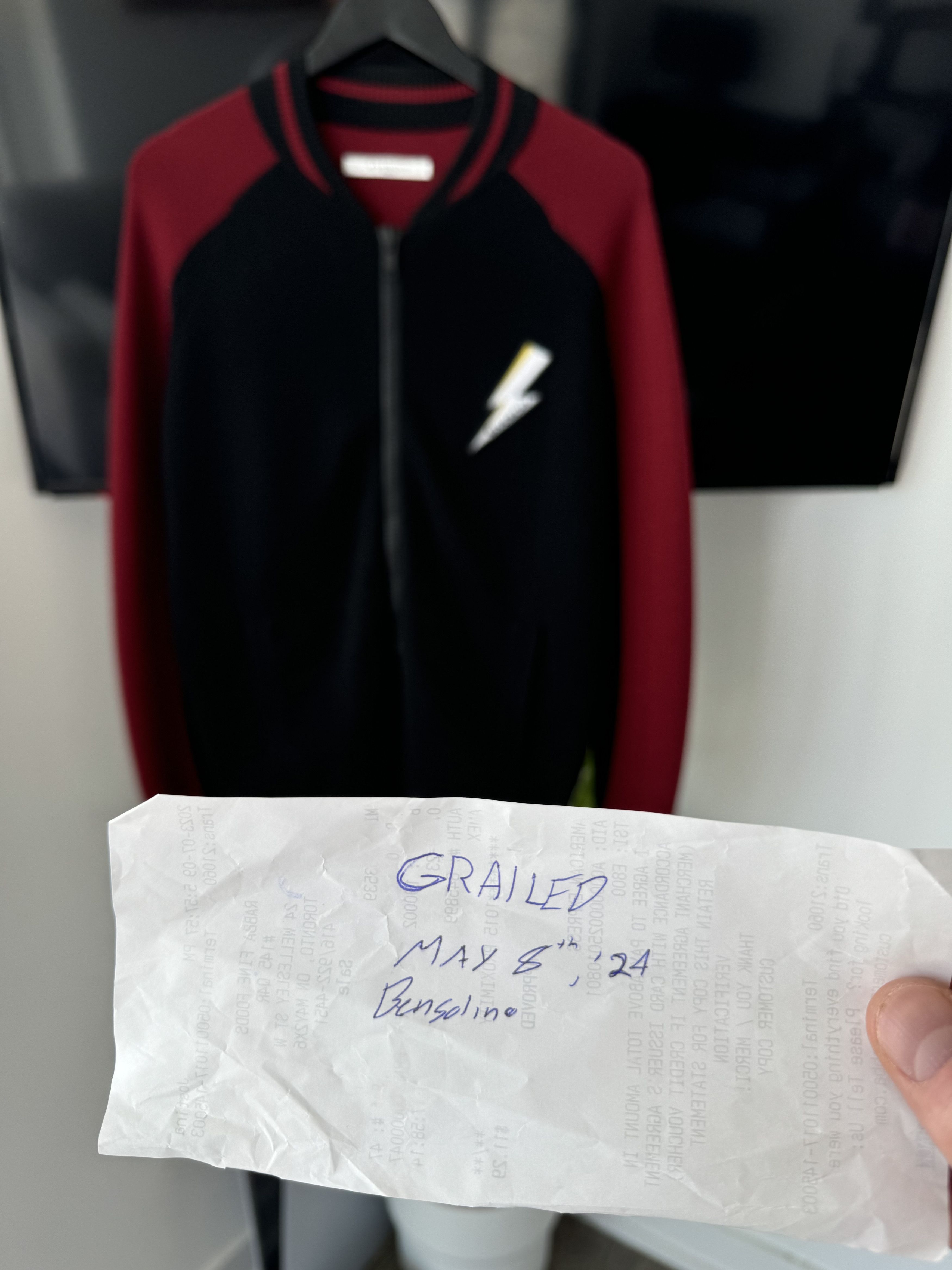 Givenchy Lightening Knit Bomber Size US L / EU 52-54 / 3 - 9 Thumbnail