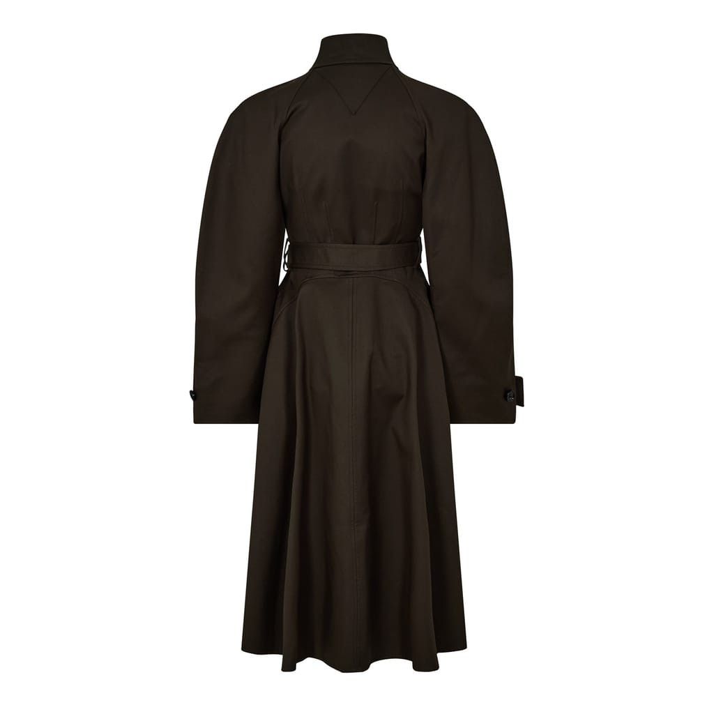 Bottega Veneta Bottega Veneta Relaxed Fit Coat in Green Size XS / US 0-2 / IT 36-38 - 3 Thumbnail