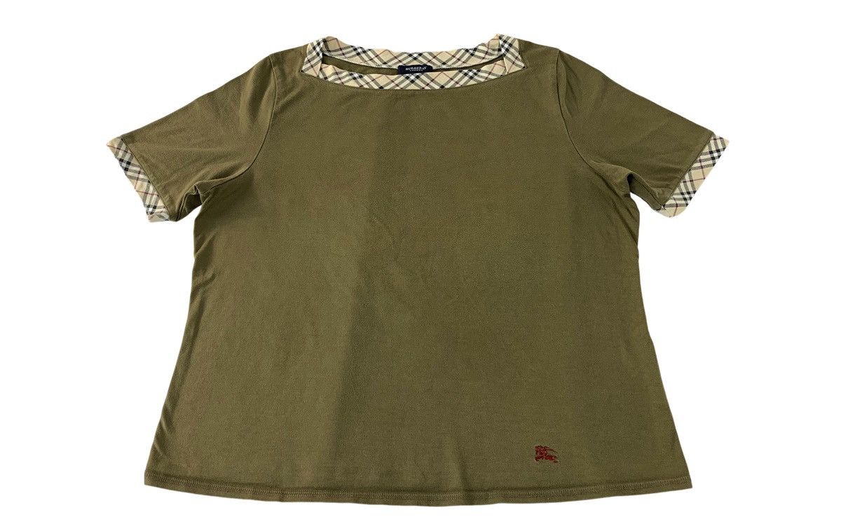 Burberry Burberry London Nova Checked Monogram Ringer T-shirt Size M / US 6-8 / IT 42-44 - 1 Thumbnail