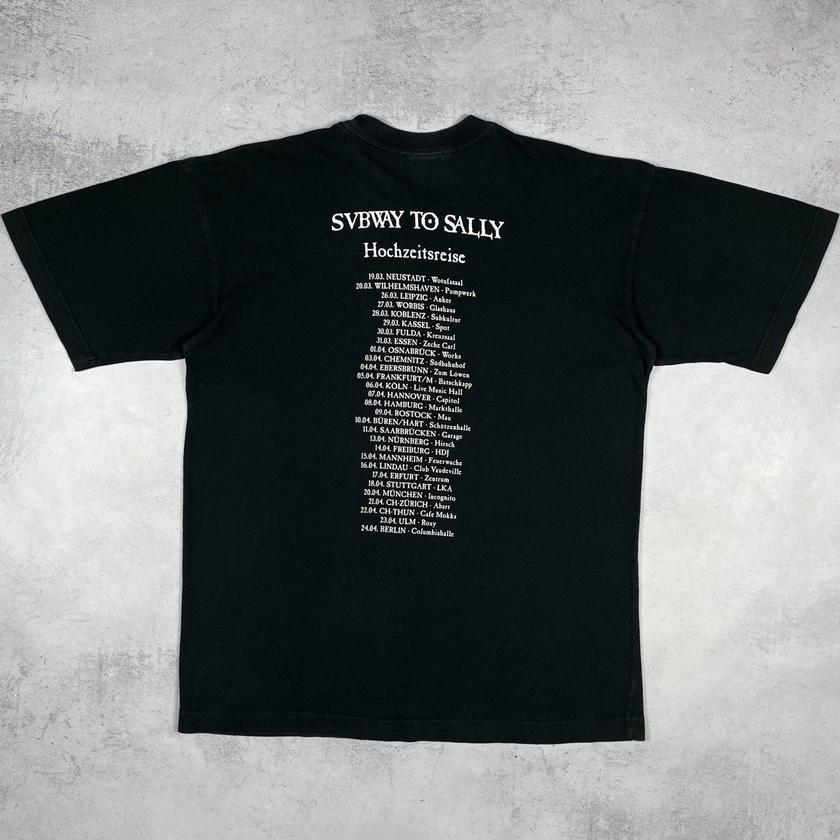 Band Tees Vintage Subway To Sally Tour Rock Band T Shirt 1990’s Size US XL / EU 56 / 4 - 12 Thumbnail
