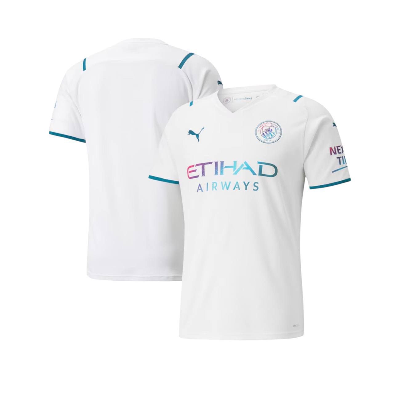 Puma 2021/22 MANCHESTER CITY THIRD SOCCER JERSEY FOOTBALL SHIRT S Size US S / EU 44-46 / 1 - 2 Thumbnail