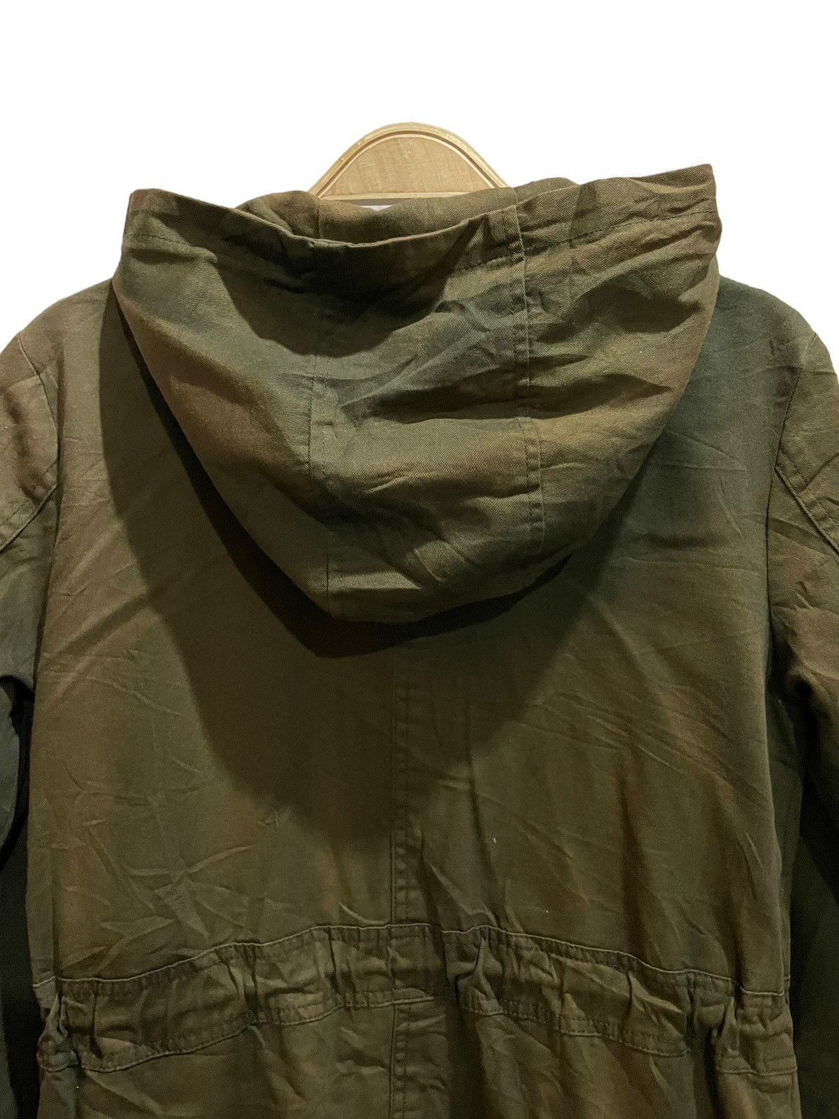 Japanese Brand × Le Grande Bleu (L.G.B.) Image Faded Two Tone Zip-up Hooded Punk Parka Jacket Size US S / EU 44-46 / 1 - 6 Thumbnail
