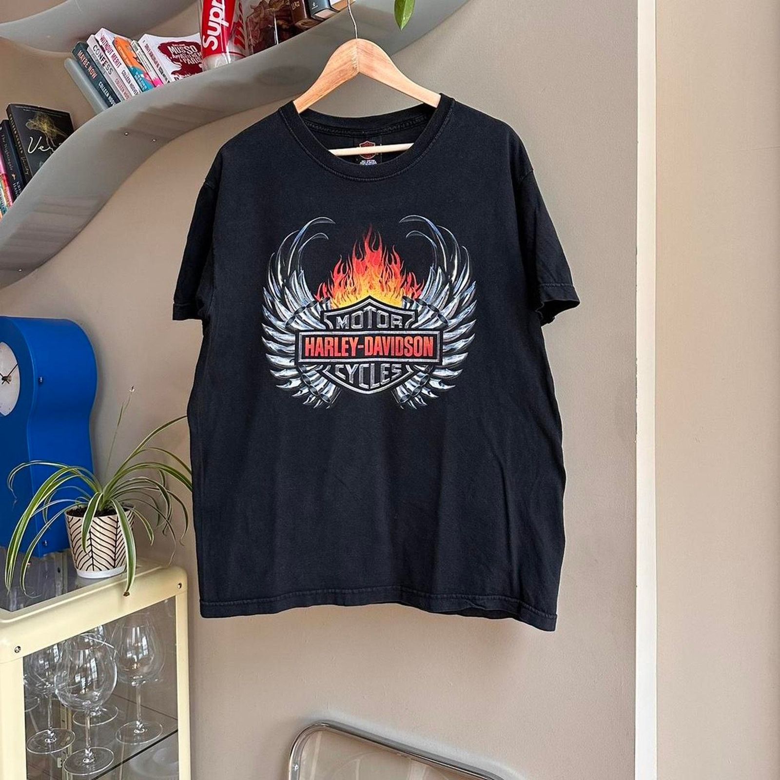 Harley Davidson × Vintage Vintage Harley Davidson Shirt Size US L / EU 52-54 / 3 - 1 Thumbnail