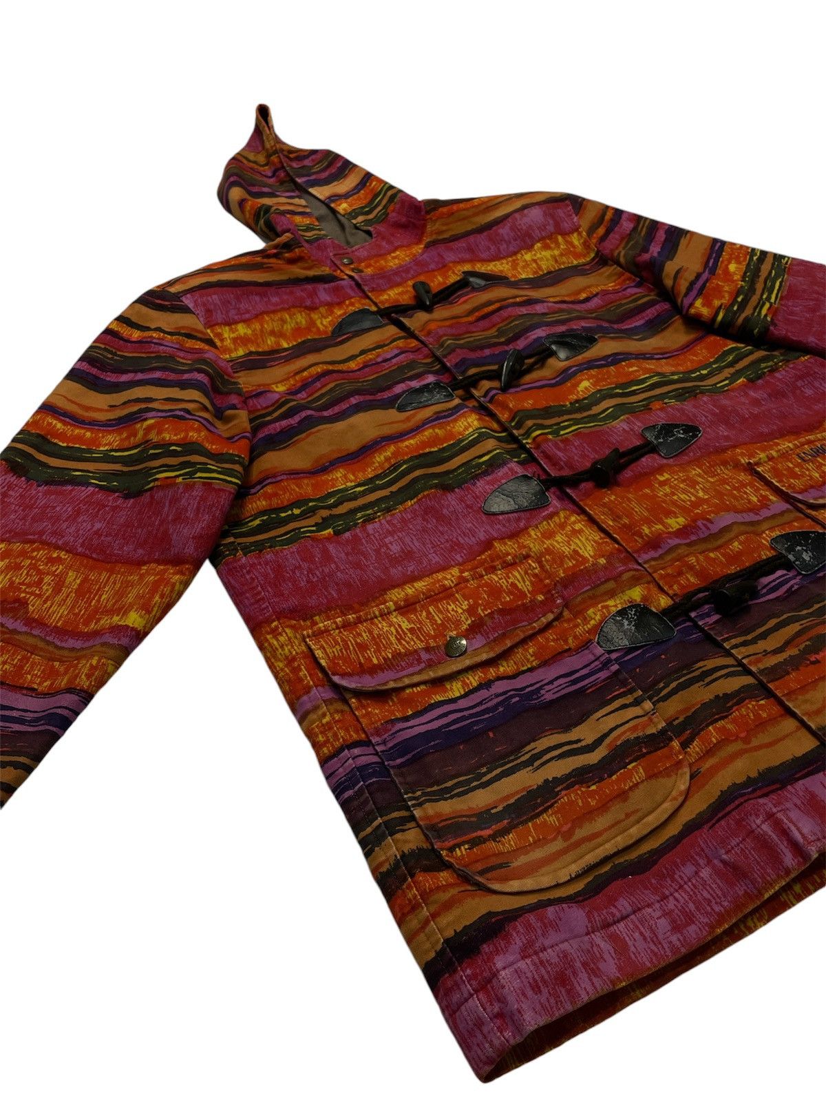 Enrico Coveri Enrico Coveri Multicolor Duffle Jacket Size US L / EU 52-54 / 3 - 3 Thumbnail