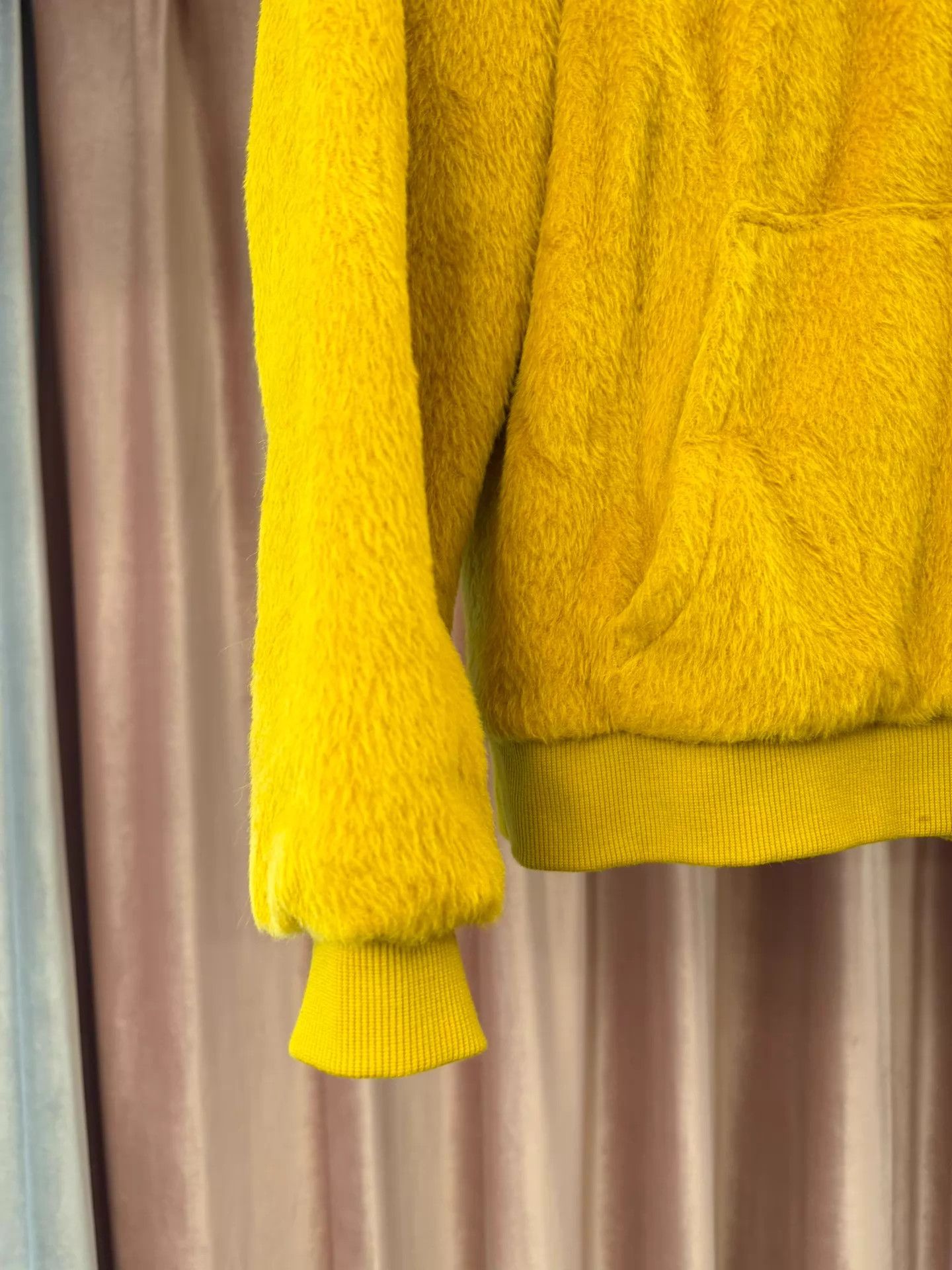 Celine Celine GD Homage Yellow Alpaca Wool Hoodie Size US M / EU 48-50 / 2 - 7 Thumbnail