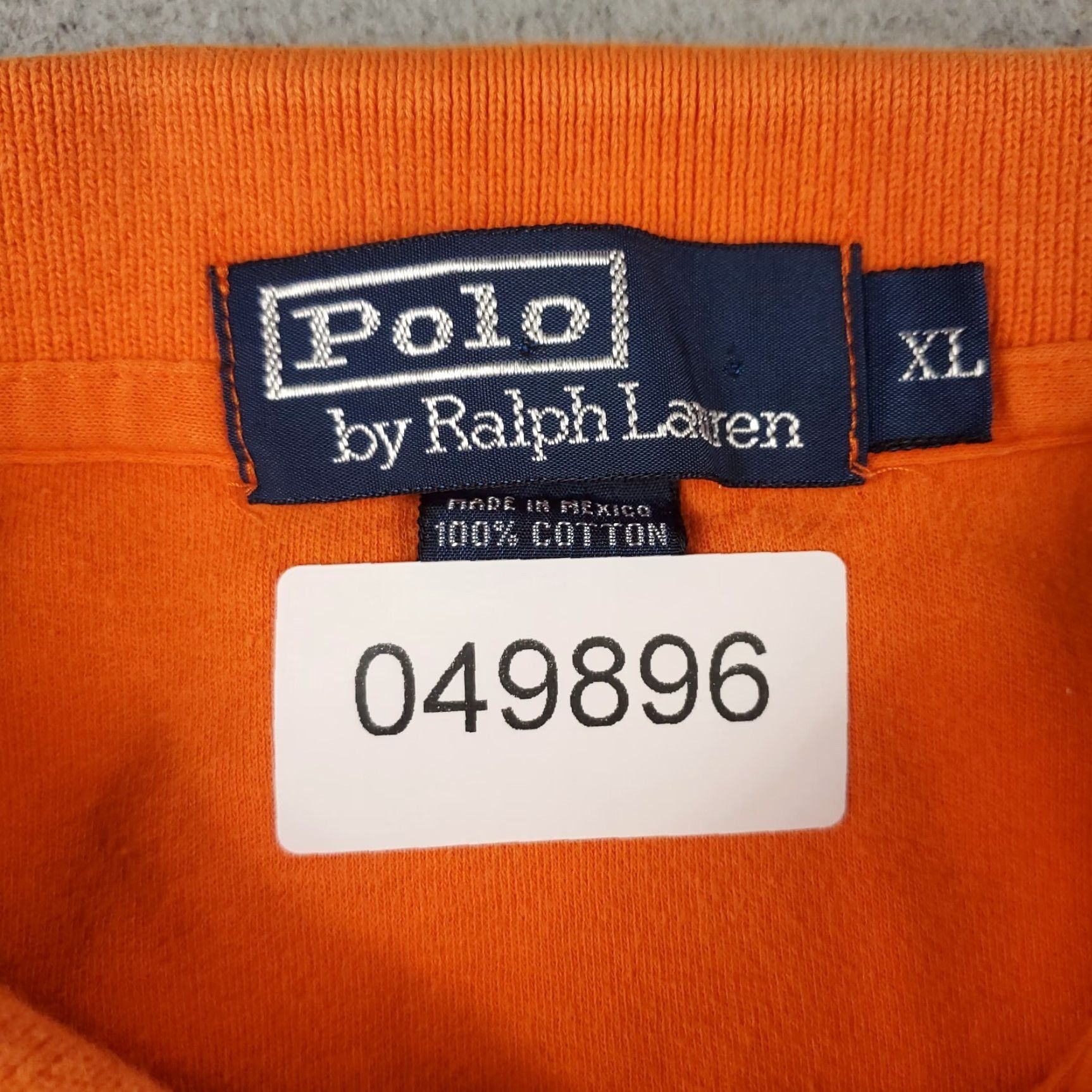 Ralph Lauren Ralph Lauren Polo Shirt Shirt Adult XL Orange Cotton Short Sleeve Logo Classic Mens Size US XL / EU 56 / 4 - 8 Thumbnail