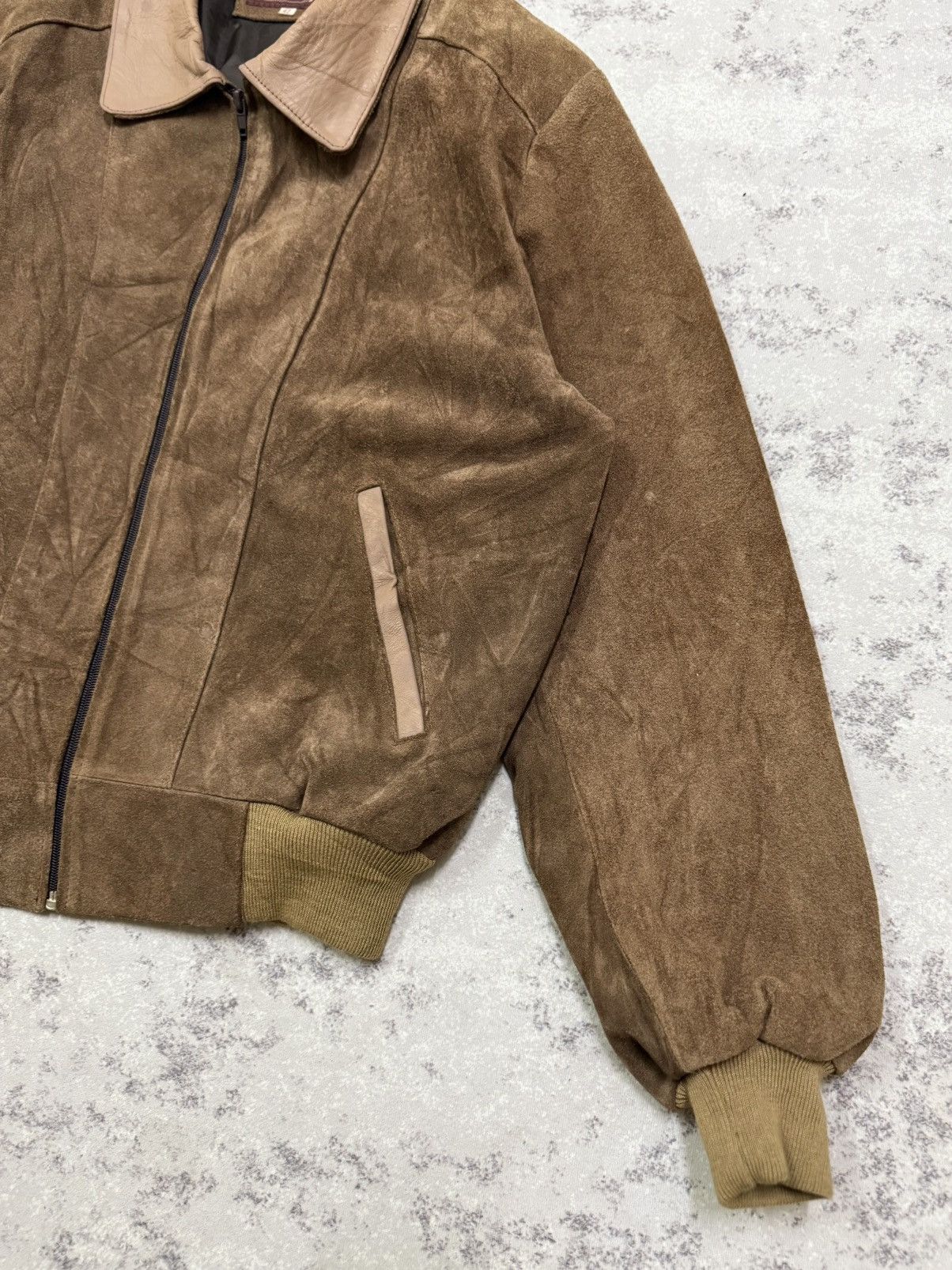 Leather VINTAGE LESTER PIEL MEXICO SUEDE LEATHER BOMBER JACKET Size US M / EU 48-50 / 2 - 5 Thumbnail