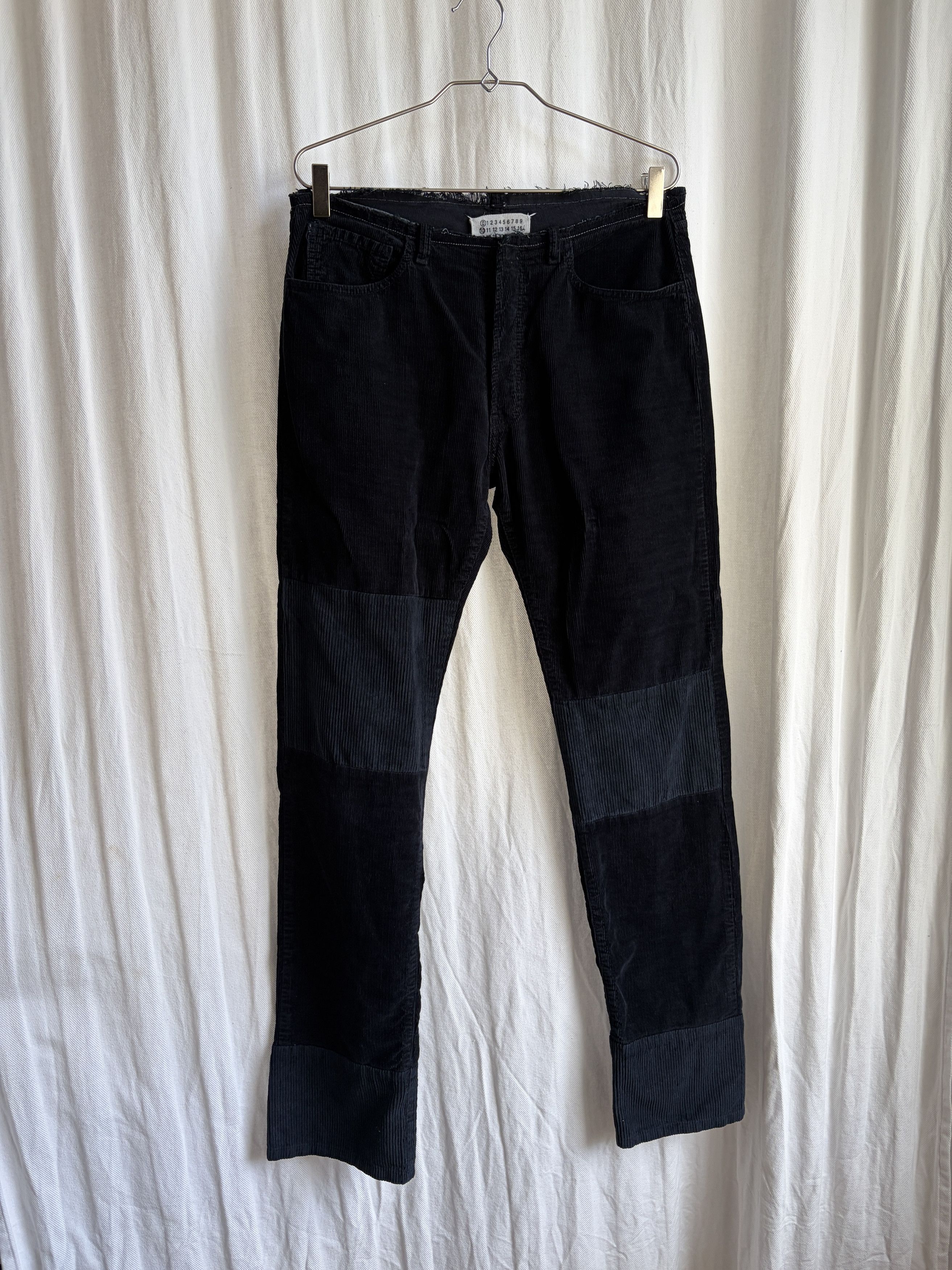 Maison Margiela AW03 Artisanal 0 10 Reconstructed Corduroy Pants Size US 31 - 1 Thumbnail
