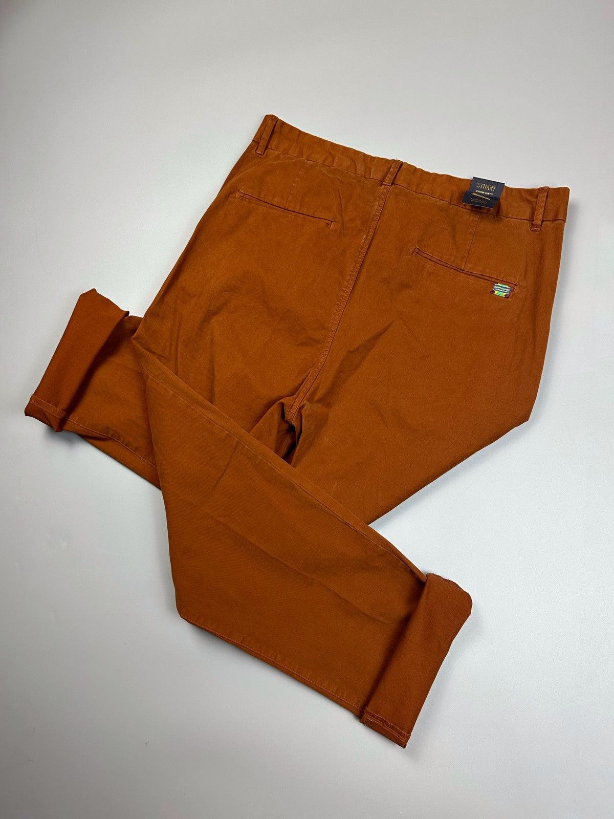 Scotch & Soda Scotch&Soda Deep Light Brown Tapered Trousers XL Size US 36 / EU 52 - 1 Thumbnail