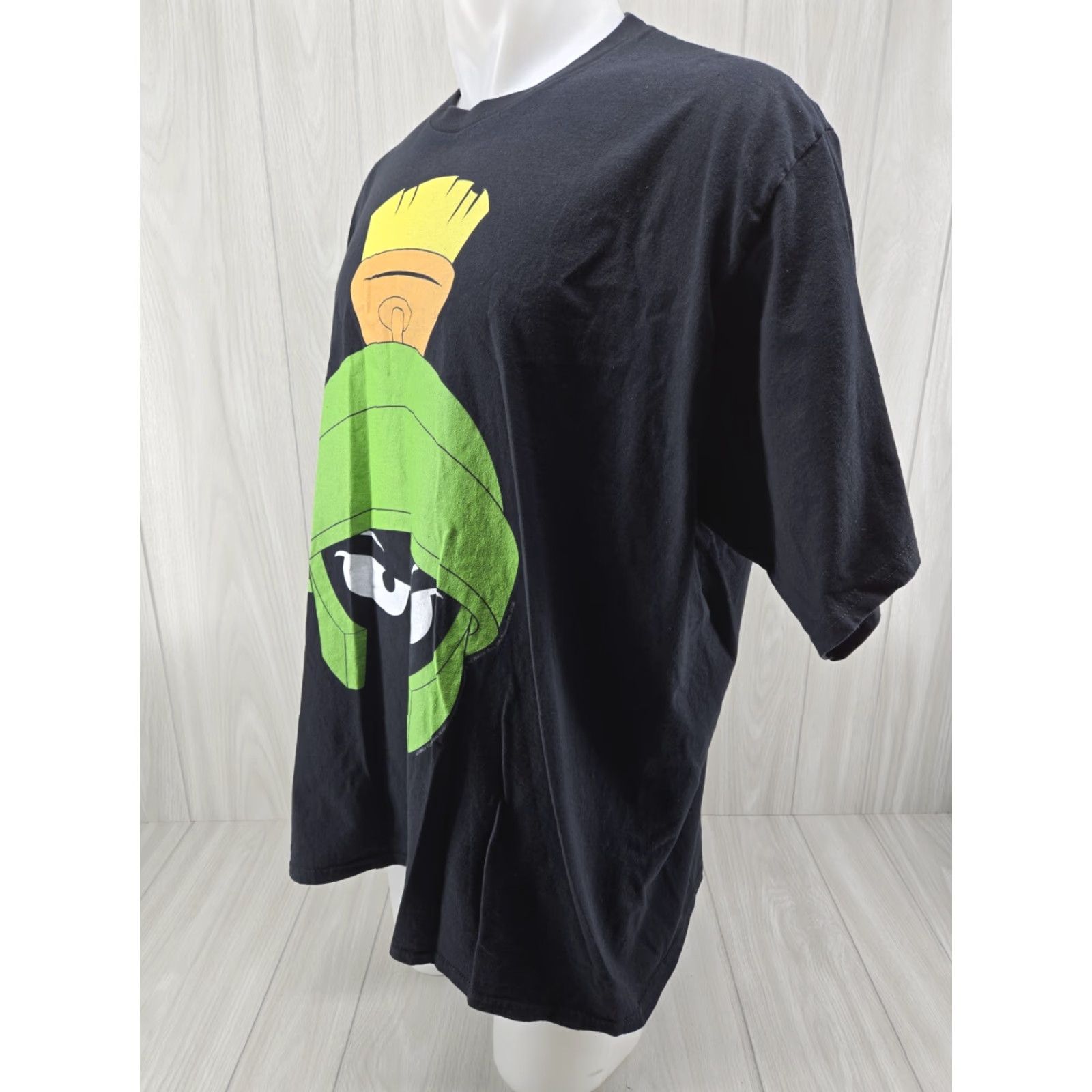 Port & Company VINTAGE Looney Tunes Port & Company T-Shirt Marvin The Martian Big Face Graphic Print 3XL Black Crewneck Short Sleeve Mens Size US XXL / EU 58 / 5 - 4 Thumbnail