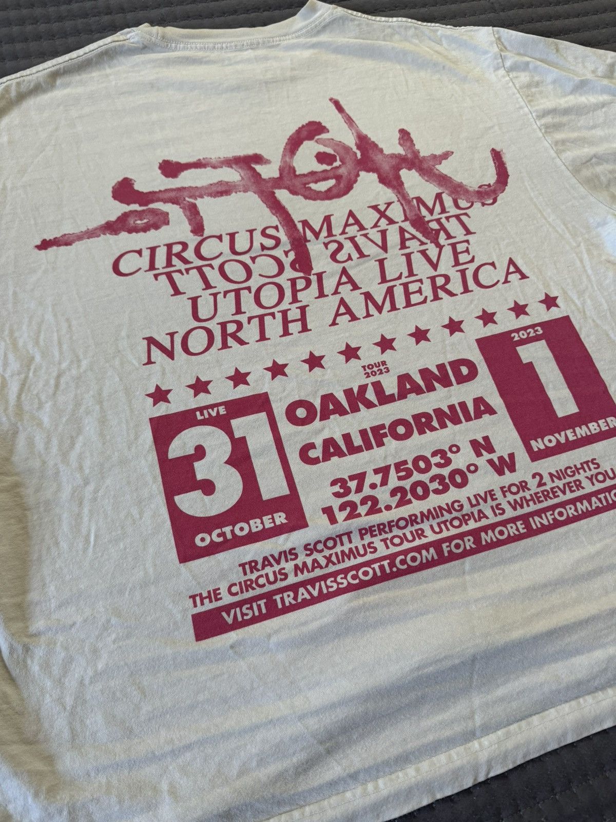 Travis Scott Travis Scott Utopia Oakland Circus Maximus Size US XL / EU 56 / 4 - 5 Thumbnail