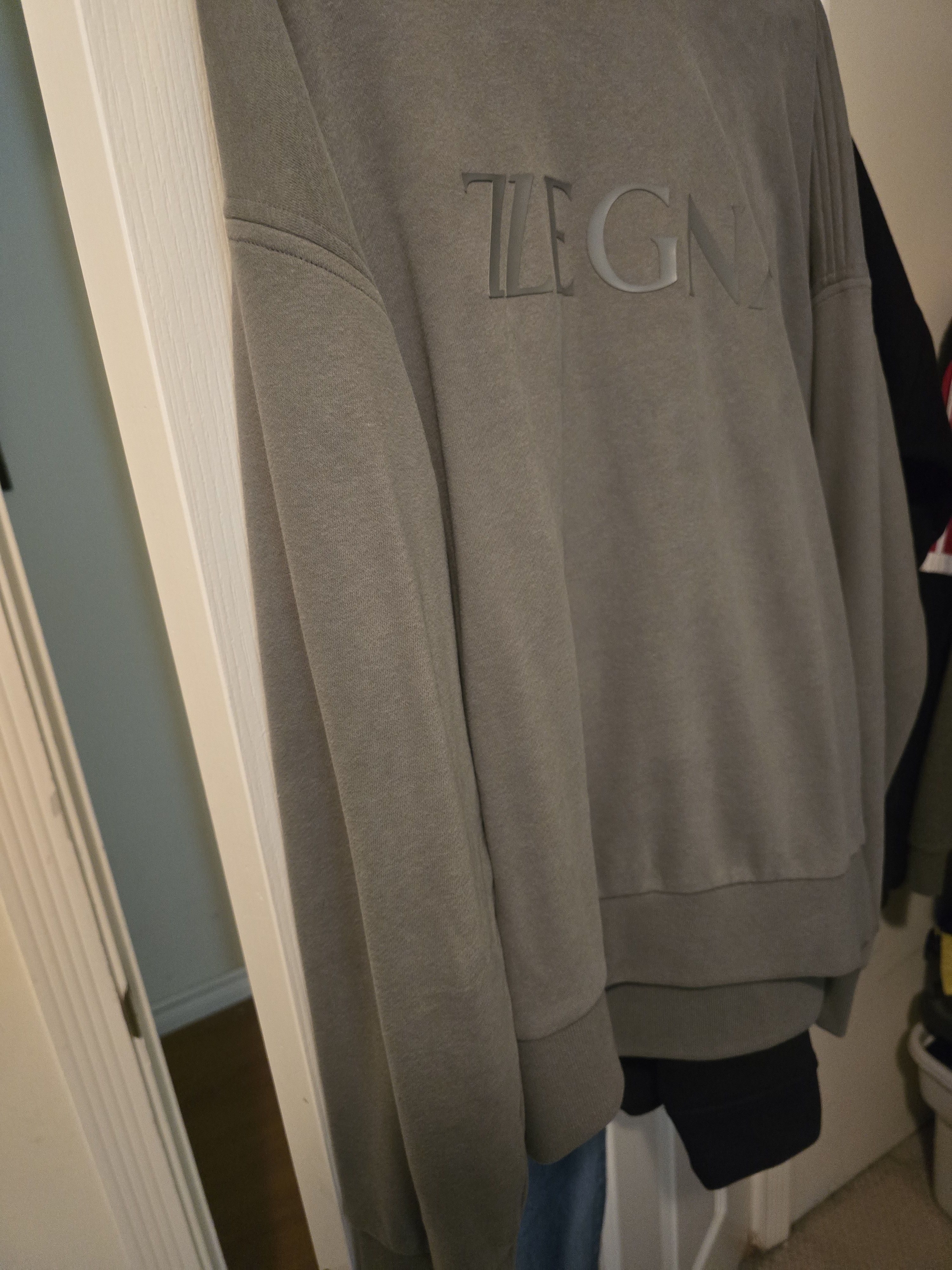 Z Zegna Z Zengna cotton crew kneck sweater Size US L / EU 52-54 / 3 - 7 Thumbnail