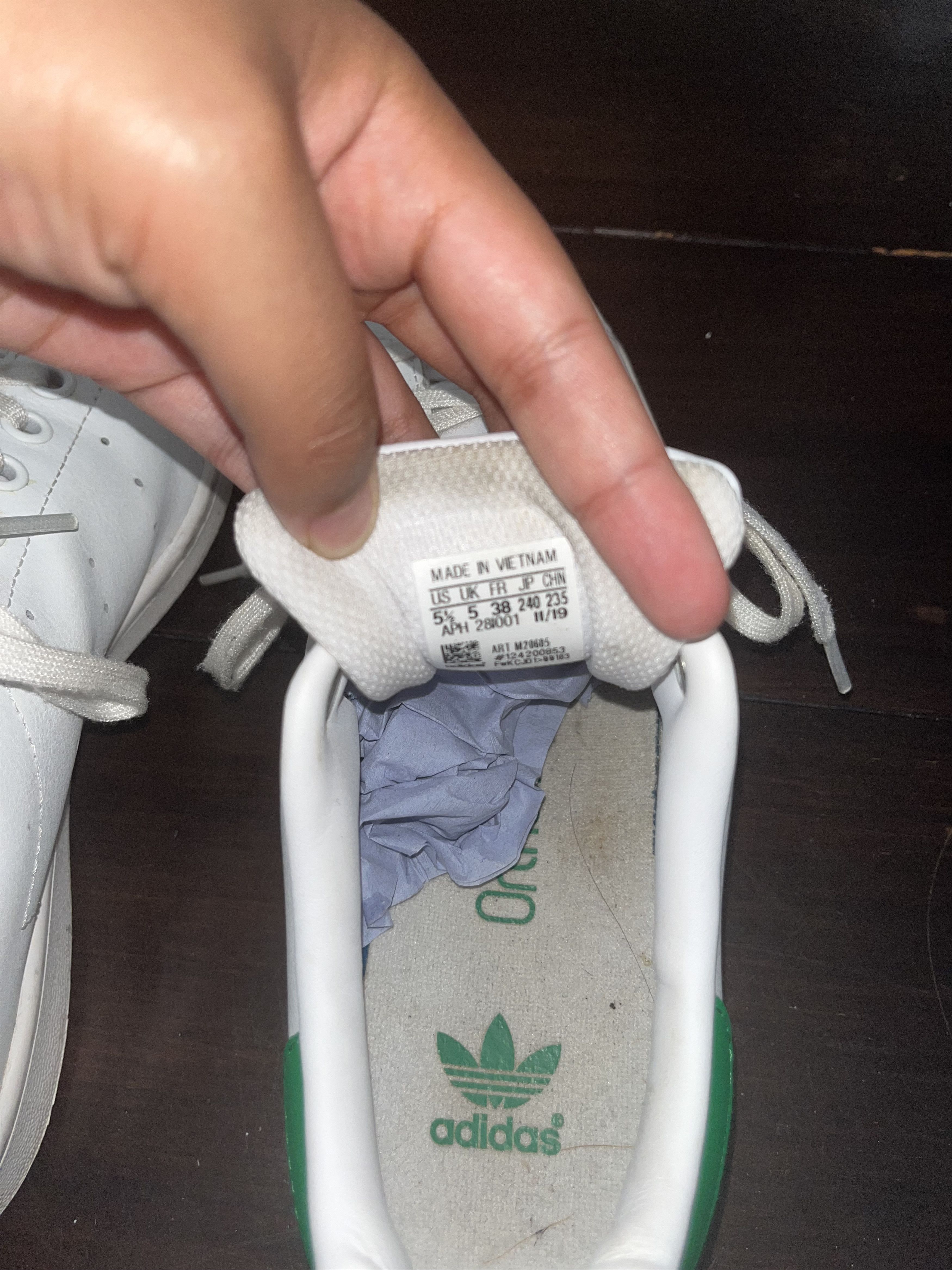 Adidas Stan Smith Green Size US 5 / IT 35 - 5 Thumbnail