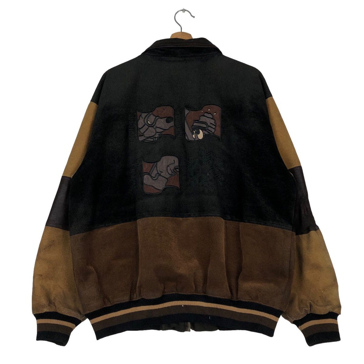 Japanese Brand 🔥Vintage Bomber Jacket Monterey & Carmel Big Logo Cartoon Size US L / EU 52-54 / 3 - 8 Thumbnail