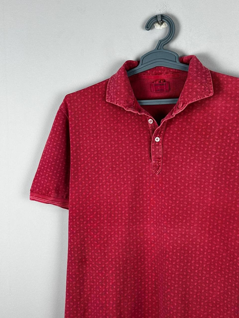 Gran Sasso Gran Sasso Vintage Dyed Luxury Polo T Shirt Size US XL / EU 56 / 4 - 3 Thumbnail
