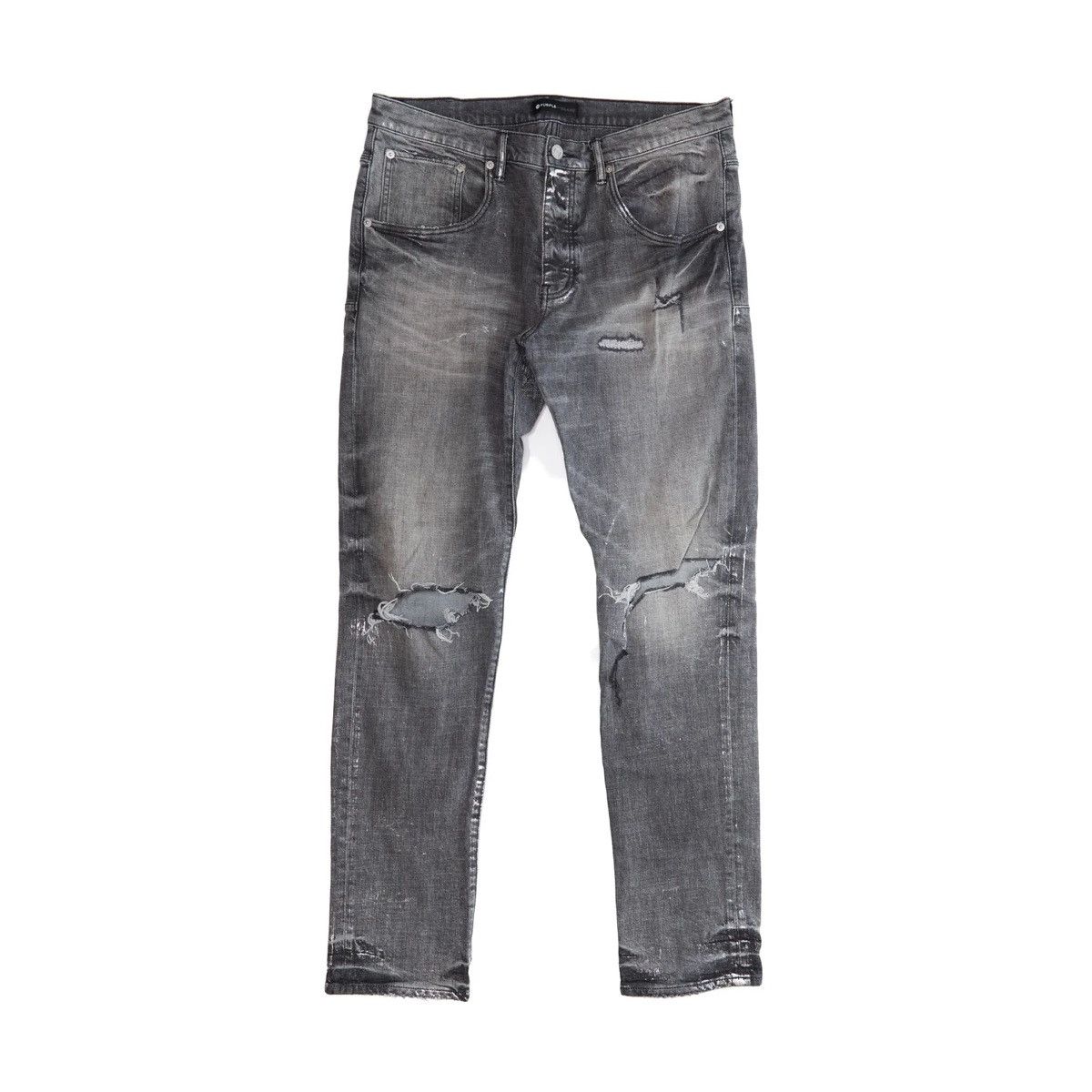 Purple Brand PURPLE BRAND CRYSTAL EMBELLISHED DESTROYED JEAN Size US 36 / EU 52 - 1 Thumbnail