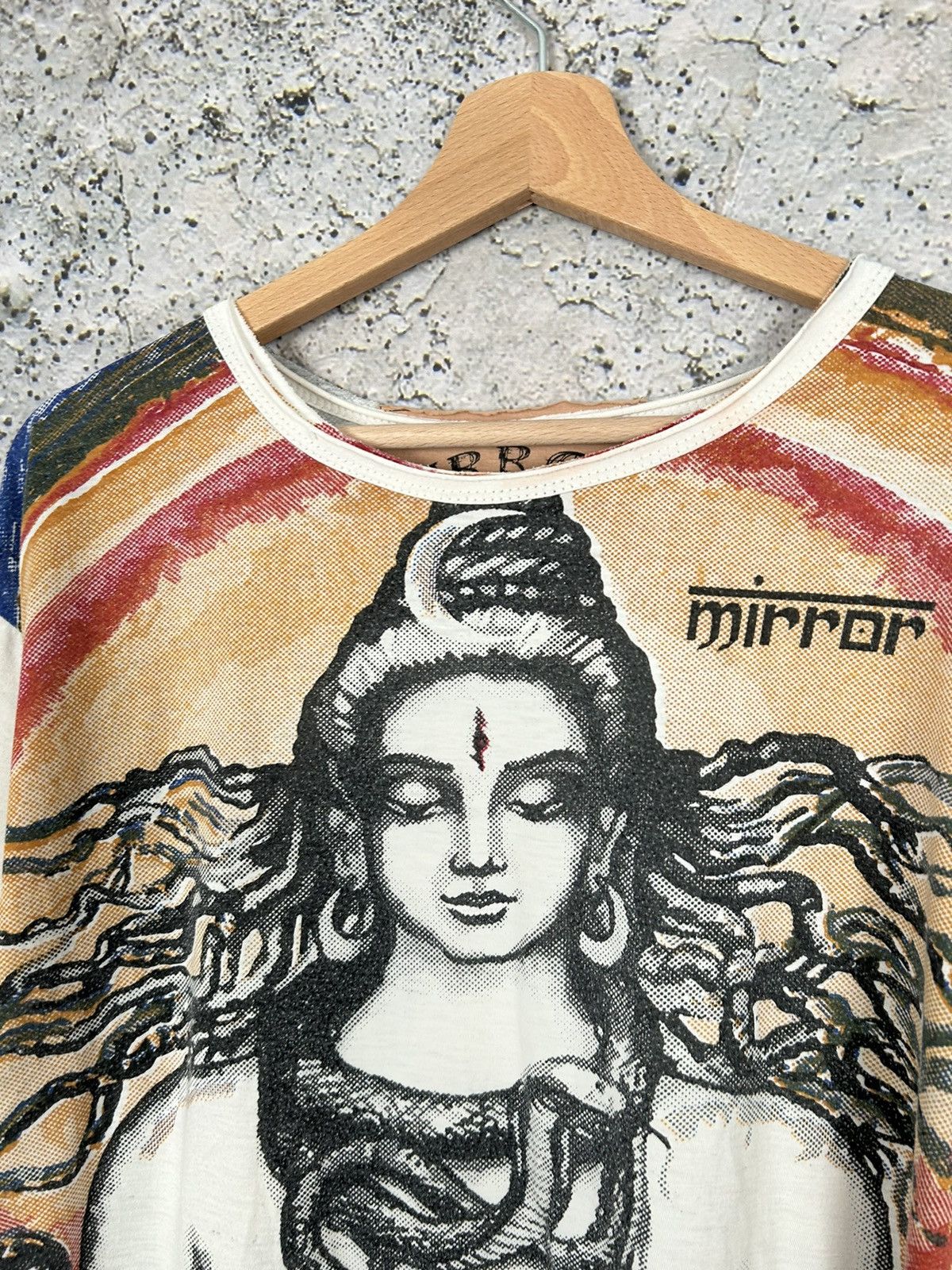 Band Tees Vintage Buddha 90s Graphic Tee Avant-garde Alternative AOP Size US L / EU 52-54 / 3 - 3 Thumbnail