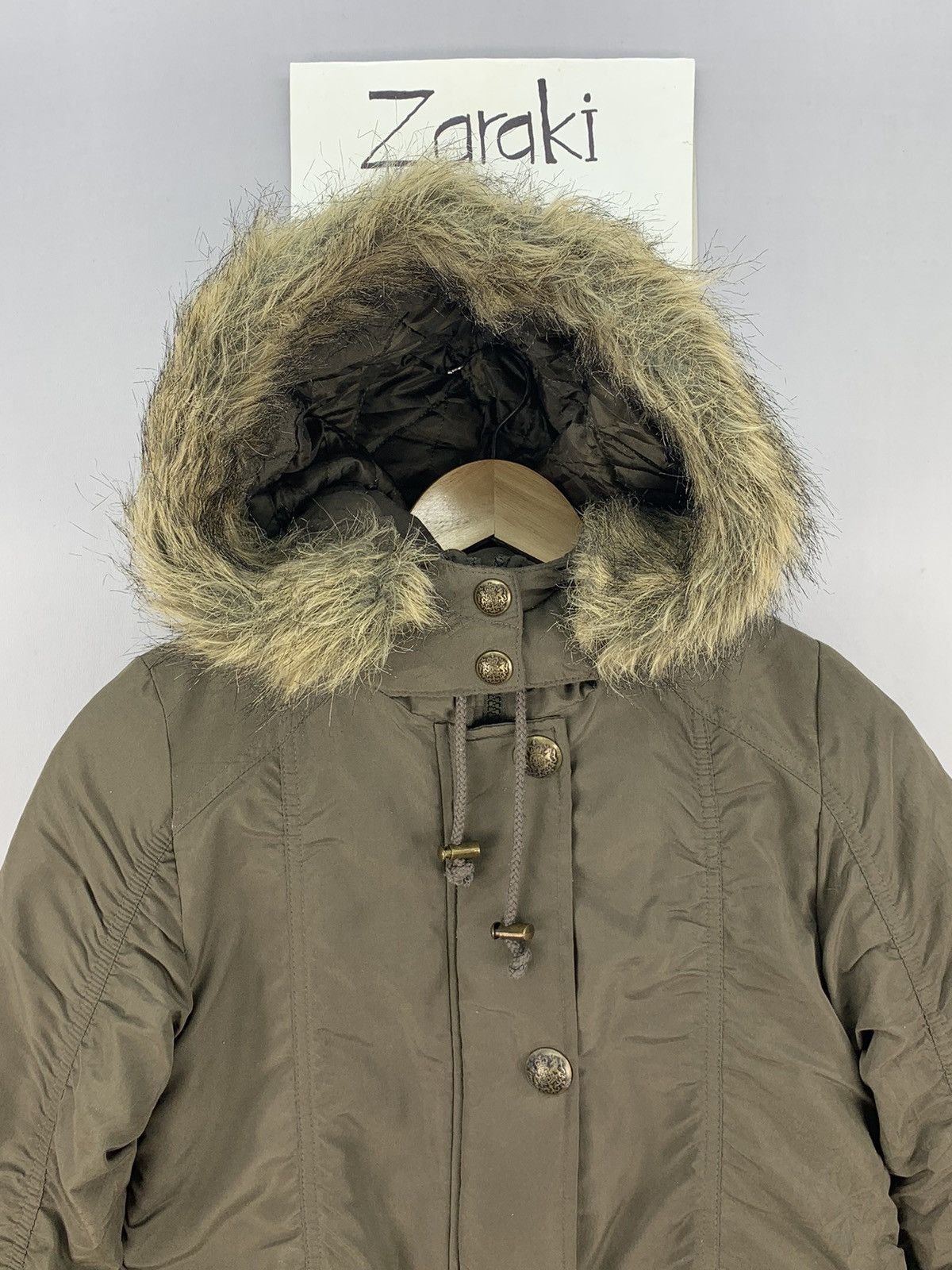 Japanese Brand Faux Fur Hoodie Fashion Parka Jacket Size US XS / EU 42 / 0 - 3 Thumbnail