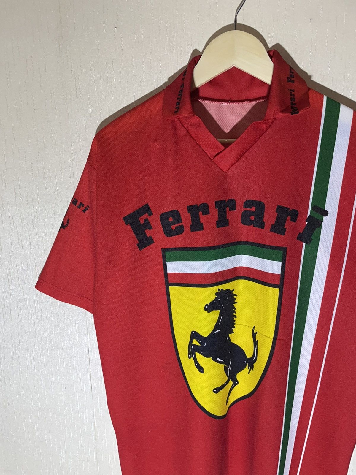 Ferrari × Vintage Ferrari racing vintage polo shirt 90s Size US XL / EU 56 / 4 - 4 Thumbnail