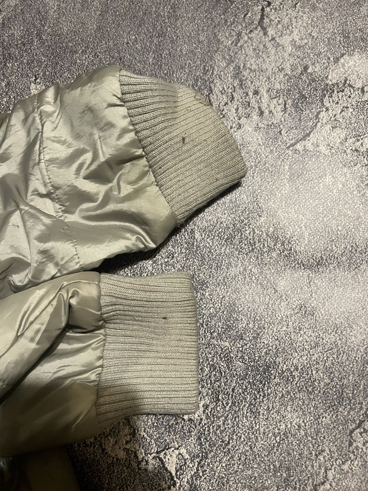 Japanese Brand Glamour Y2K Silver Bomber / Balenciaga Style / AvanGarde 90 Size US S / EU 44-46 / 1 - 9 Thumbnail
