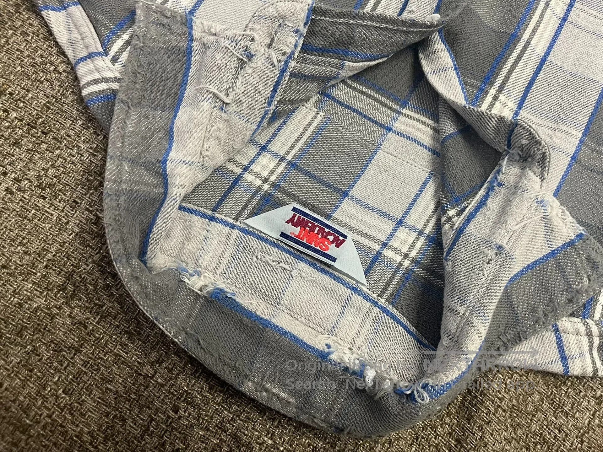 Saint Michael SAINT MICHAEL x SHERMER Plaid Shirt. Size US XL / EU 56 / 4 - 7 Thumbnail