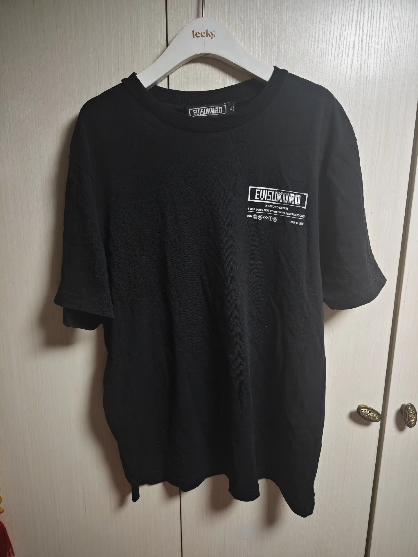 Evisu Evisu Kuro black short-sleeve T-shirt Size US XL / EU 56 / 4 - 2 Thumbnail