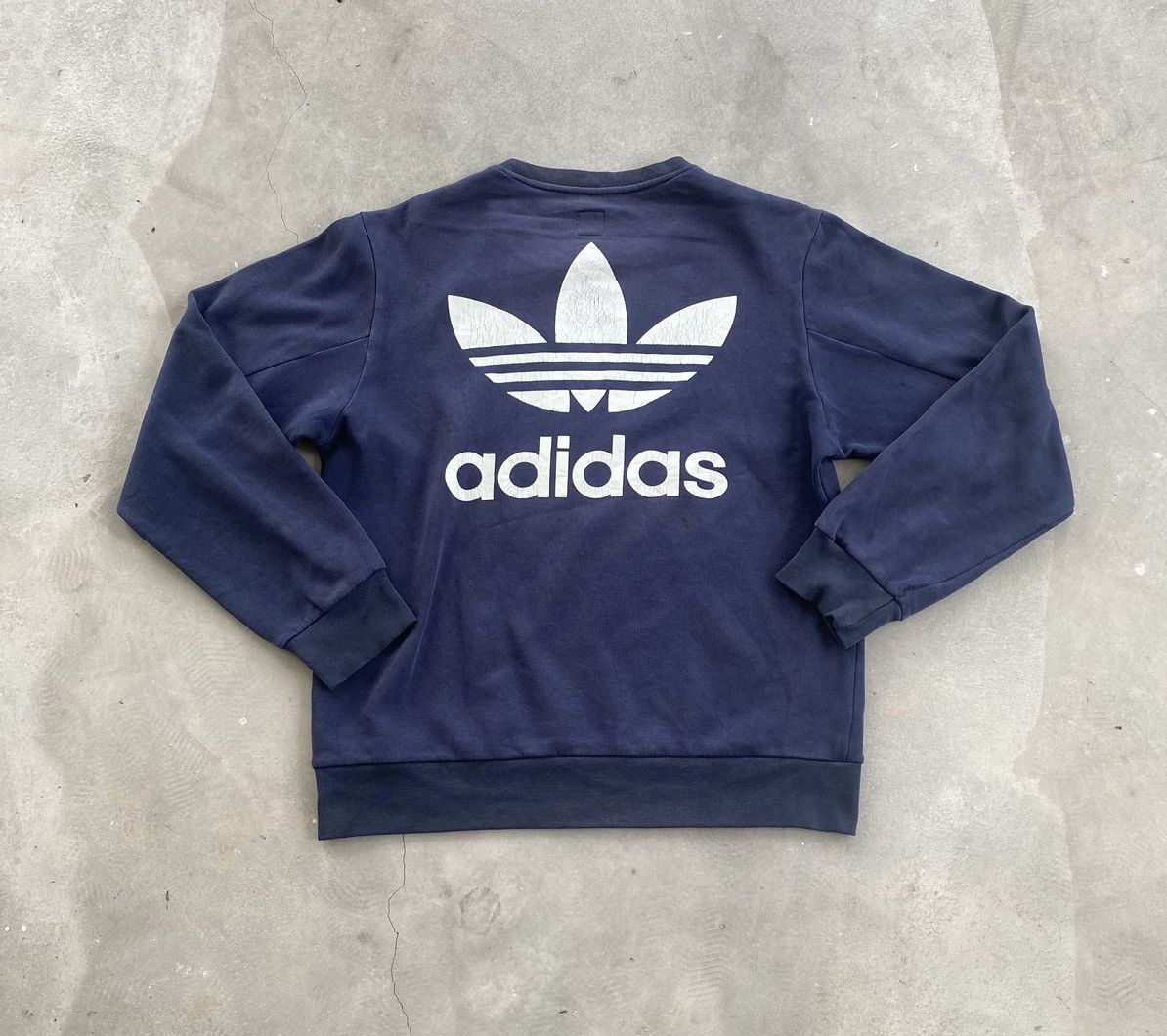 Adidas × Vintage VINTAGE ADIDAS VINTAGE MIRROR PRINT BIG LOGO SWEATSHIRT Size US M / EU 48-50 / 2 - 6 Thumbnail