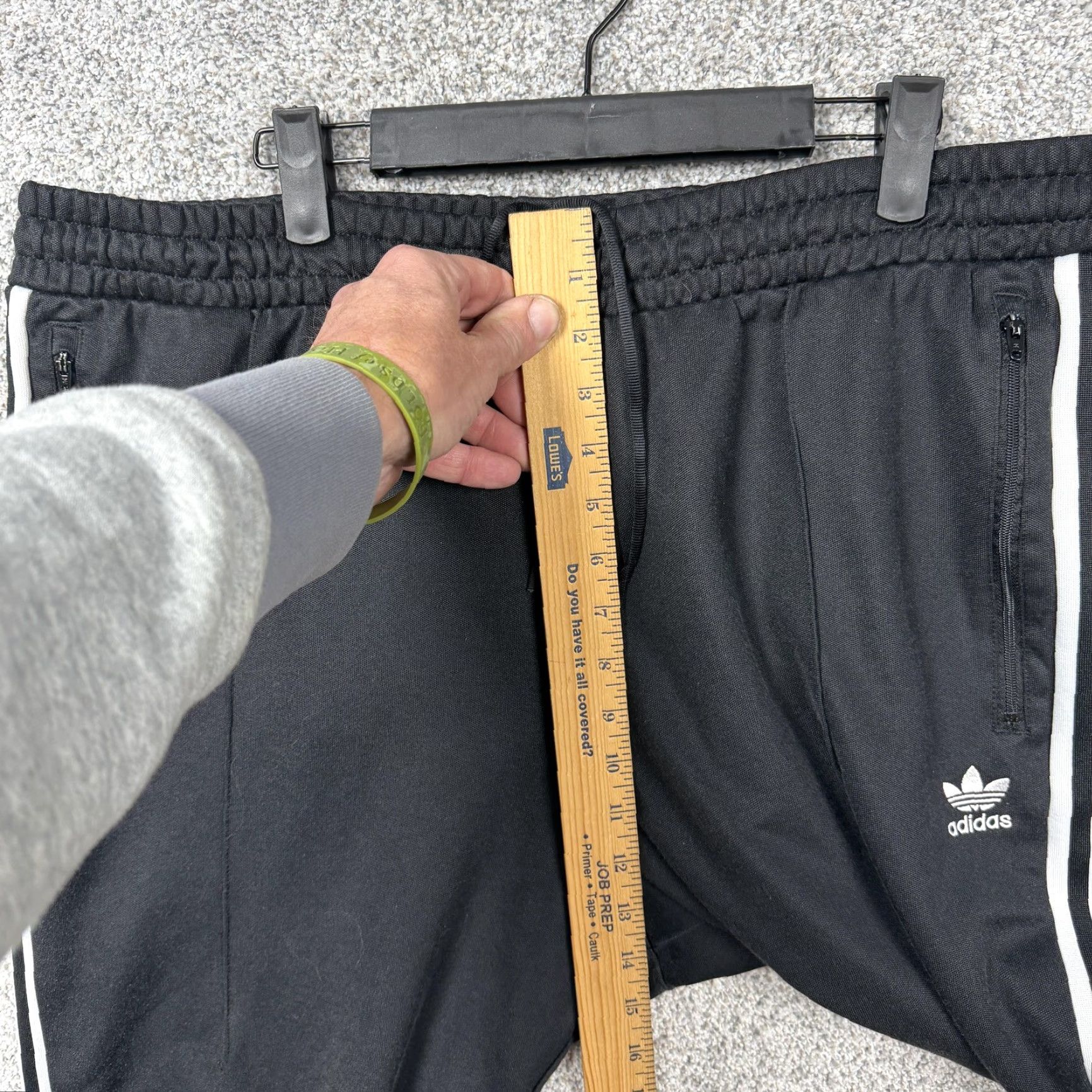 Adidas Adidas Originals Track Pants Mens Black 3-Stripes Trek Knit Parley Waist 38 Inseam 27.5in H09115 Size US 38 / EU 54 - 6 Thumbnail
