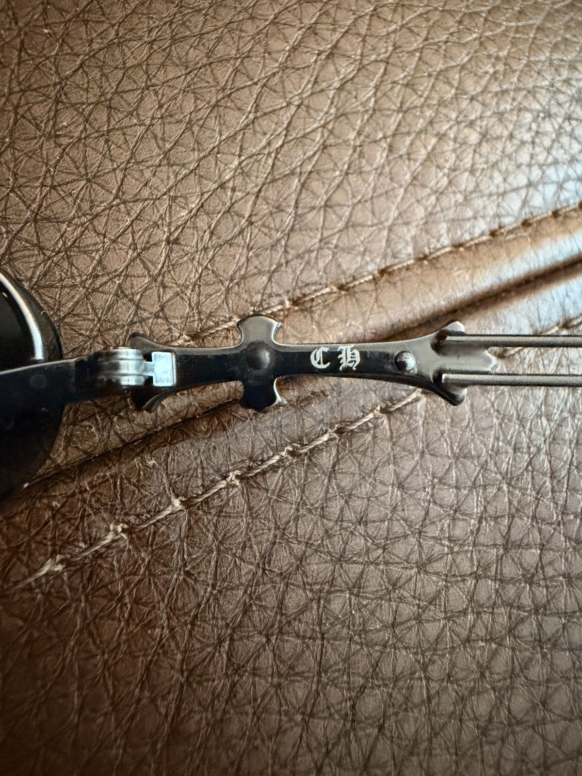 Chrome Hearts Chrome Hearts Drag Pipe I D.P.I Cross Engraved Sunglasses Size ONE SIZE - 12 Thumbnail
