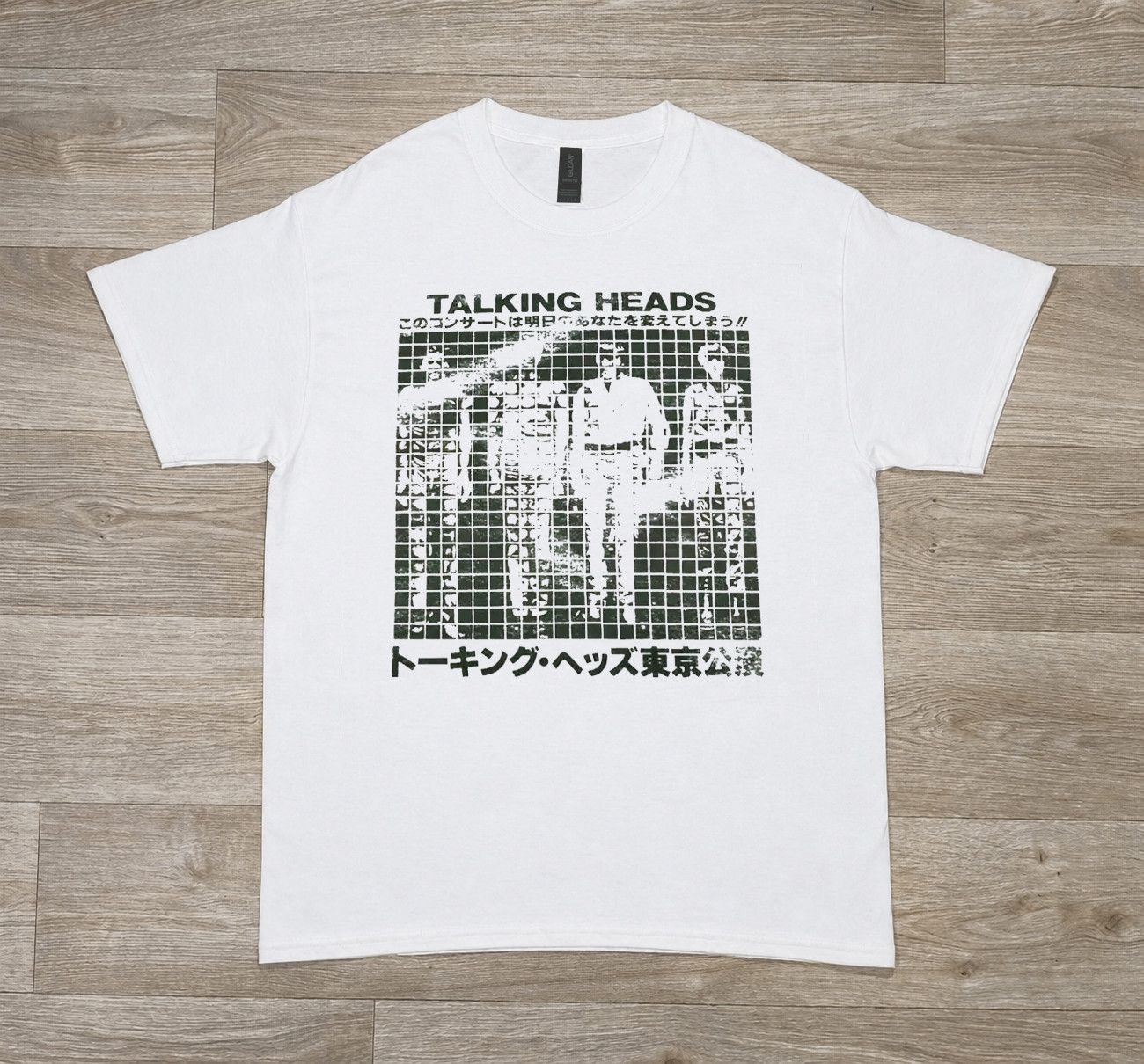Band Tees Talking Heads white heavy cotton Large Size US L / EU 52-54 / 3 - 1 Thumbnail