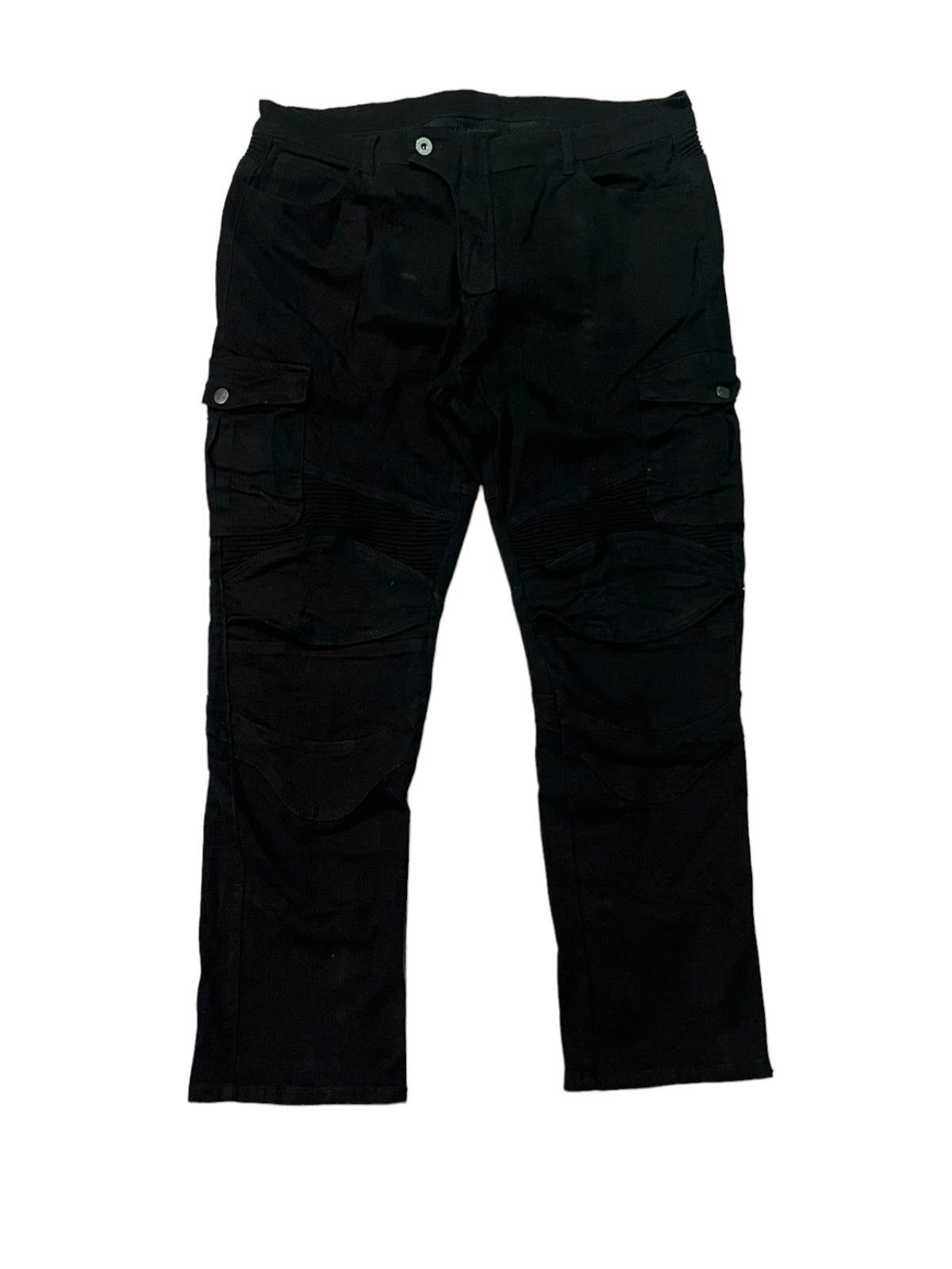 Japanese Brand Komine Bikers Cargo Denim Size US 39 - 1 Thumbnail