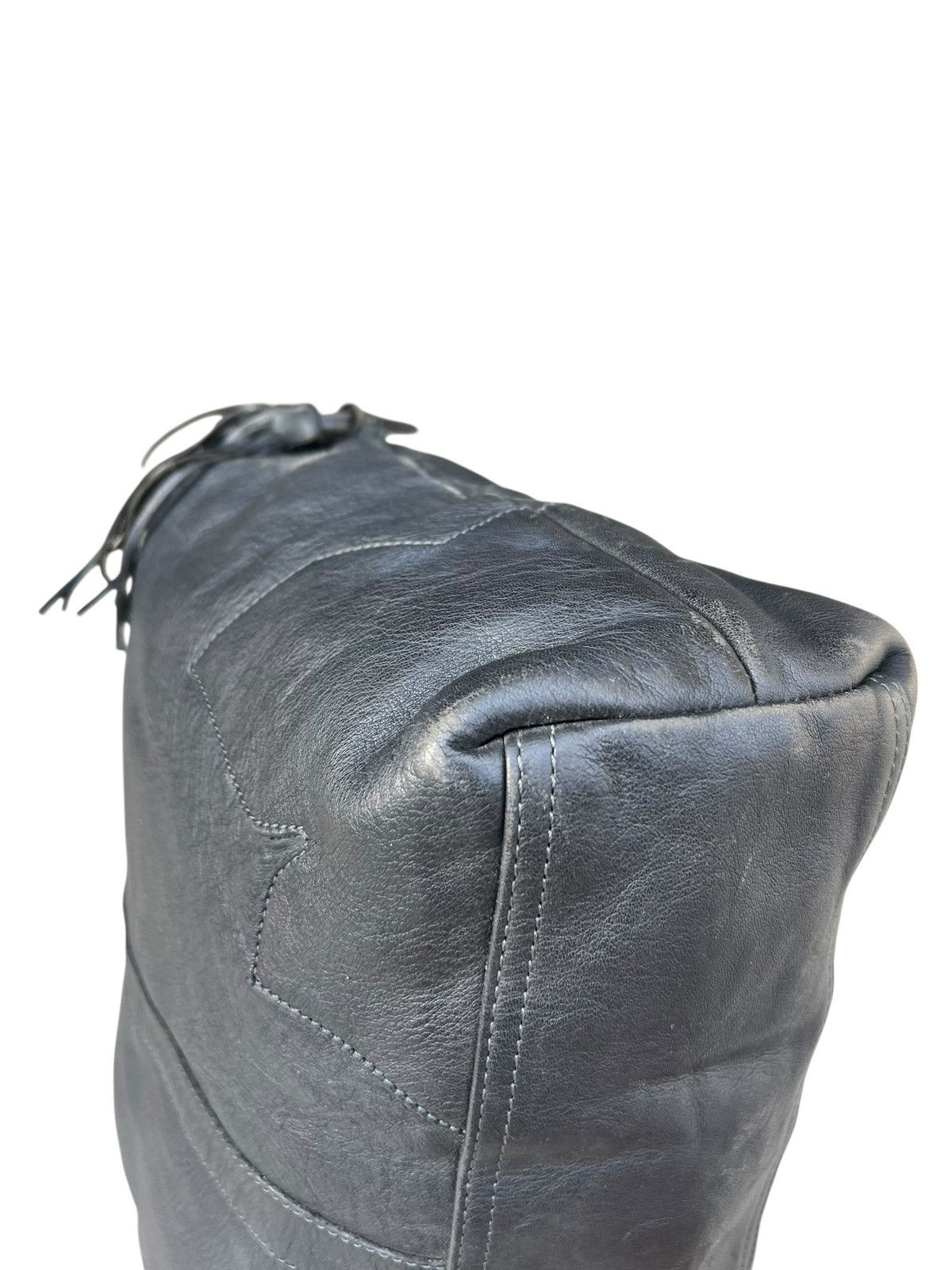 Porter IBIZA Japan Distressed Patina Black Leather Doctor Bag Size ONE SIZE - 16 Thumbnail