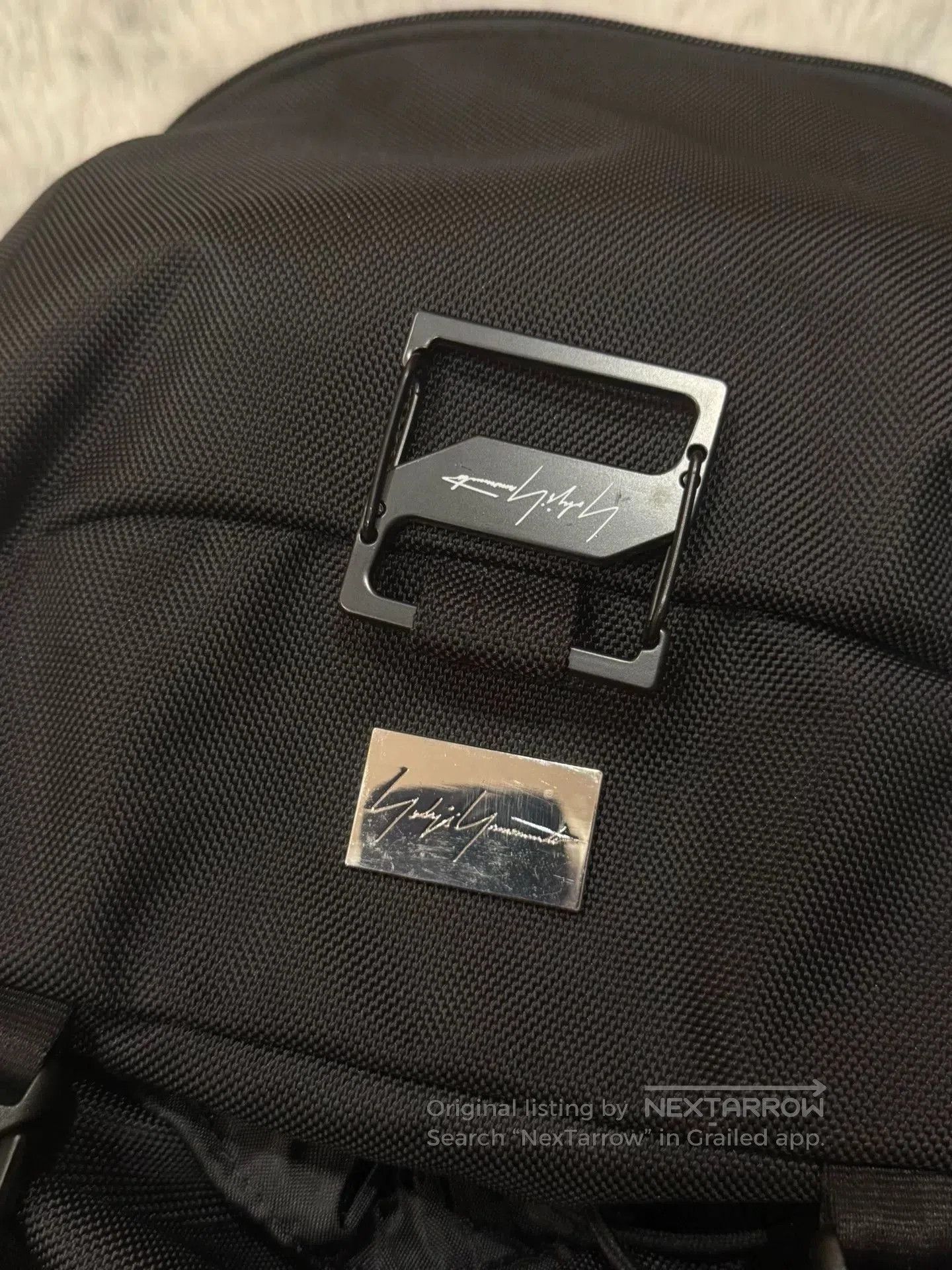 Yohji Yamamoto Yohji Yamamoto x New Era Embroidered Backpack. Size ONE SIZE - 4 Thumbnail
