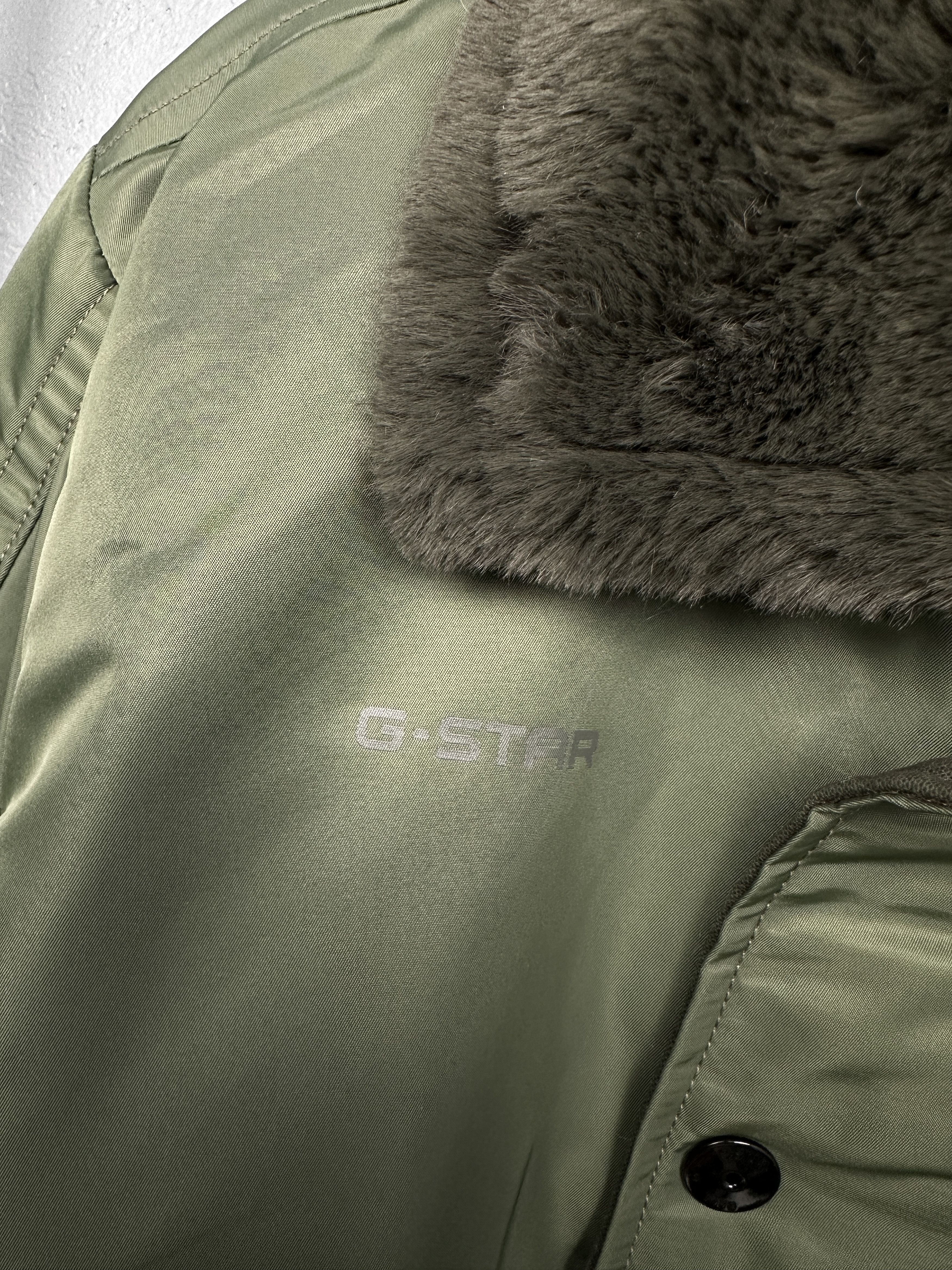 G-Star G Star Raw Mens Field Liner Jacket Fur Collar Size US M / EU 48-50 / 2 - 3 Thumbnail