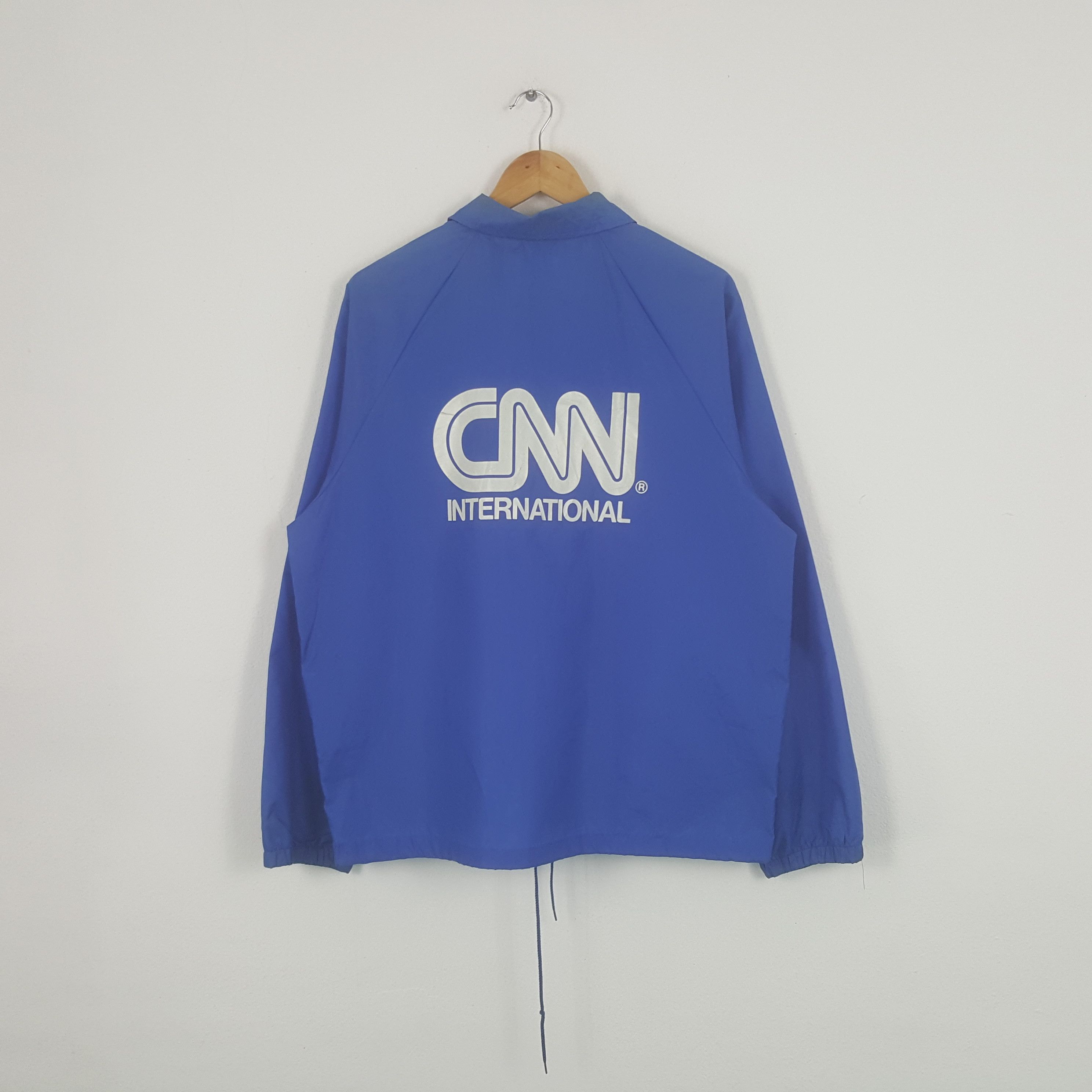 Vintage CNN International Media Company Windbreaker Jacket
