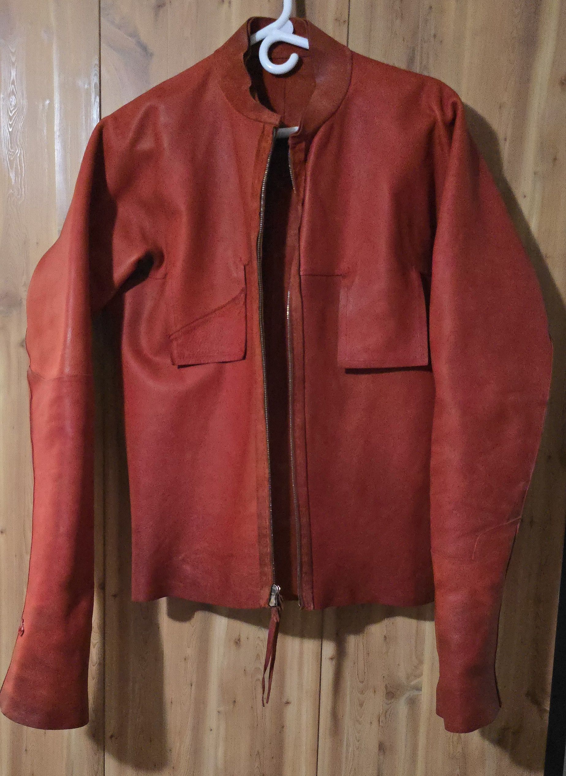 Ma+ Reverse Camel Leather Jacket Size US L / EU 52-54 / 3 - 14 Thumbnail