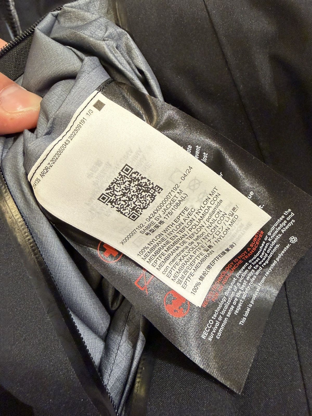 Arc'teryx Arc’teryx Sabre SV Jacket Size US L / EU 52-54 / 3 - 5 Thumbnail