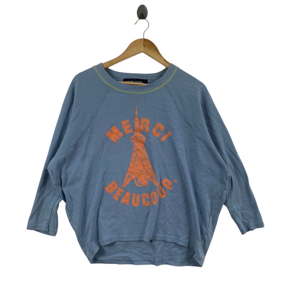 Tsumori Chisato TSUMORI CHISATO MERCIBEAUCOUP Ne-Net Tee Shirt Top Eiffel Size XL / US 12-14 / IT 48-50 - 3 Thumbnail